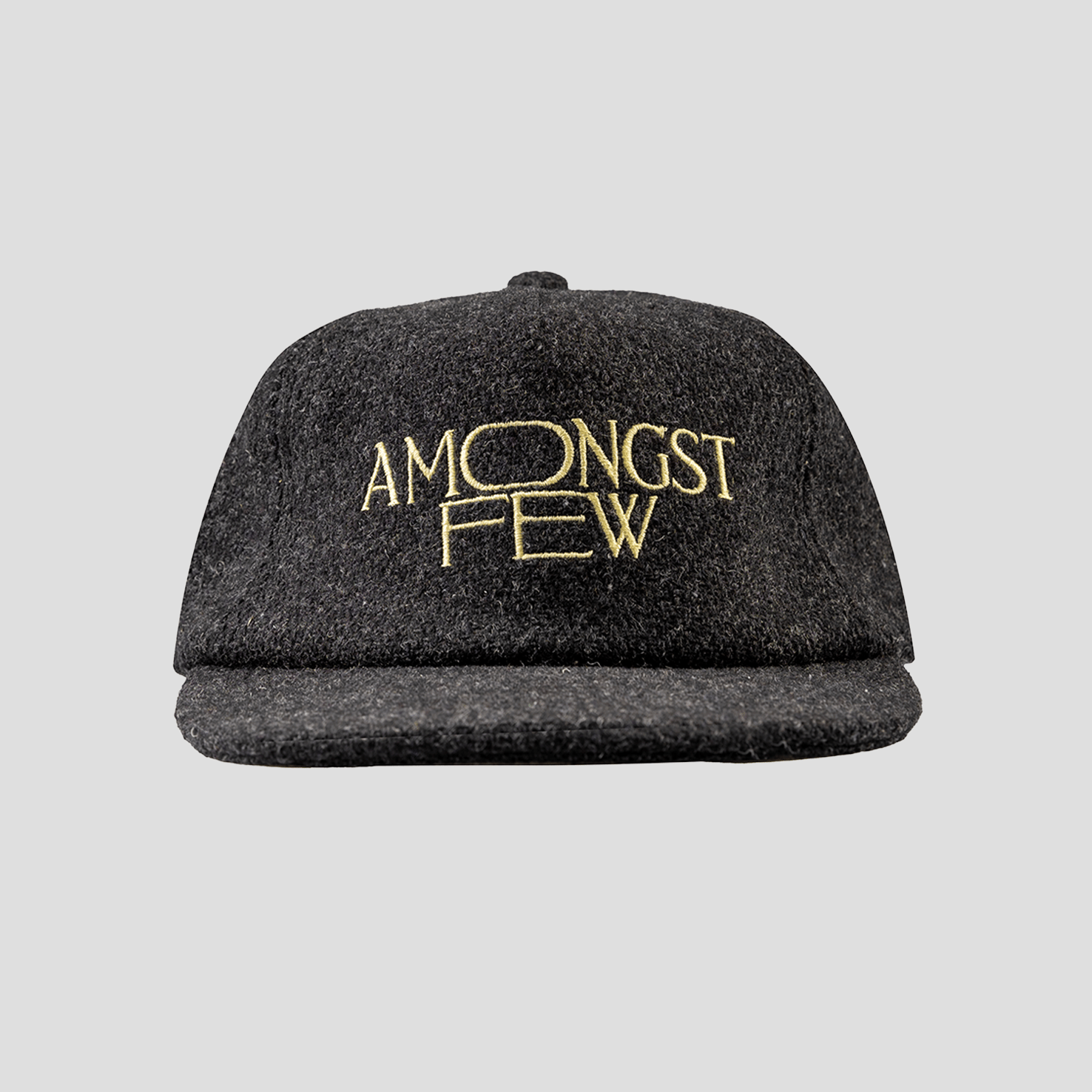 Amongst Few - Super Script Cap (Charcoal)