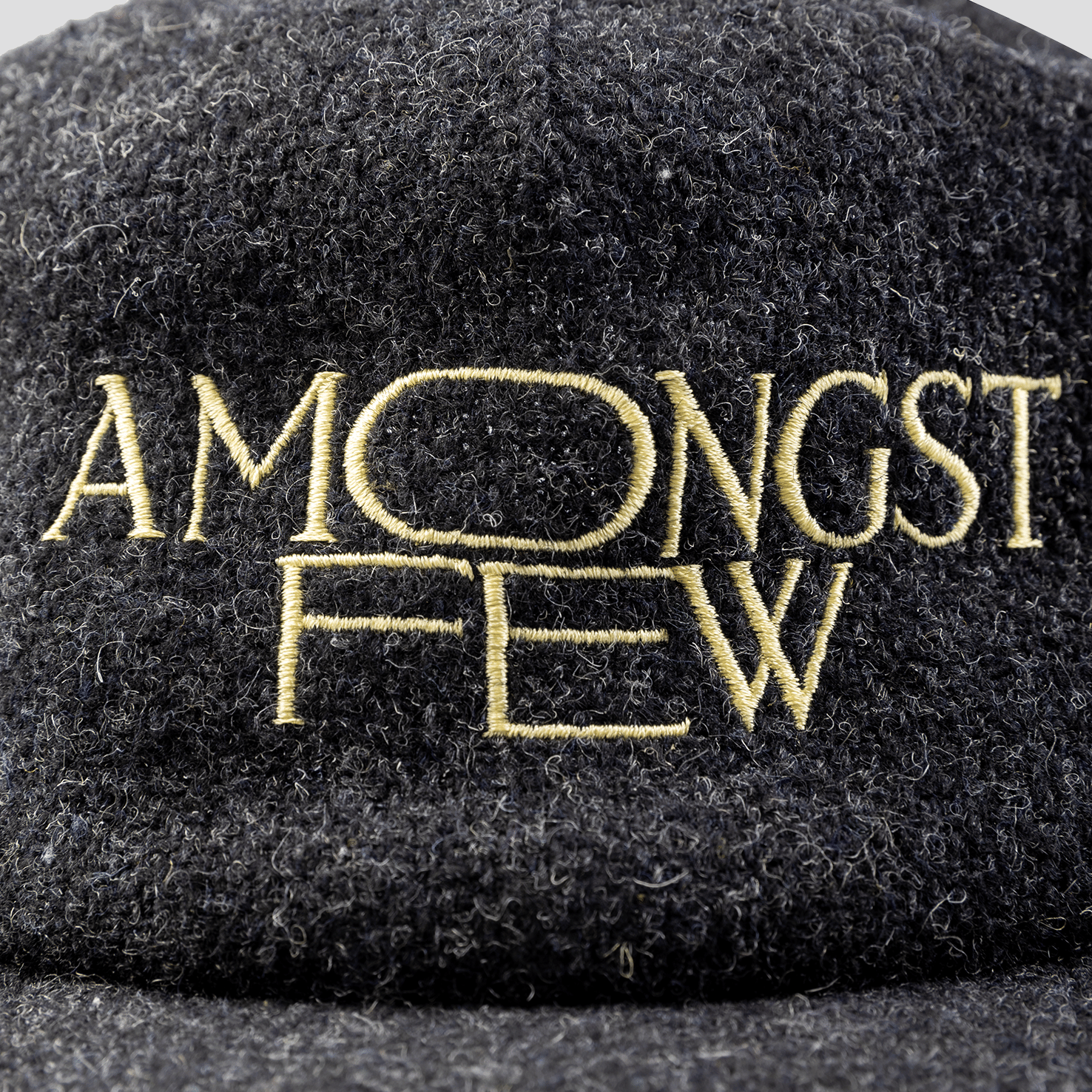 Amongst Few - Super Script Cap (Charcoal)