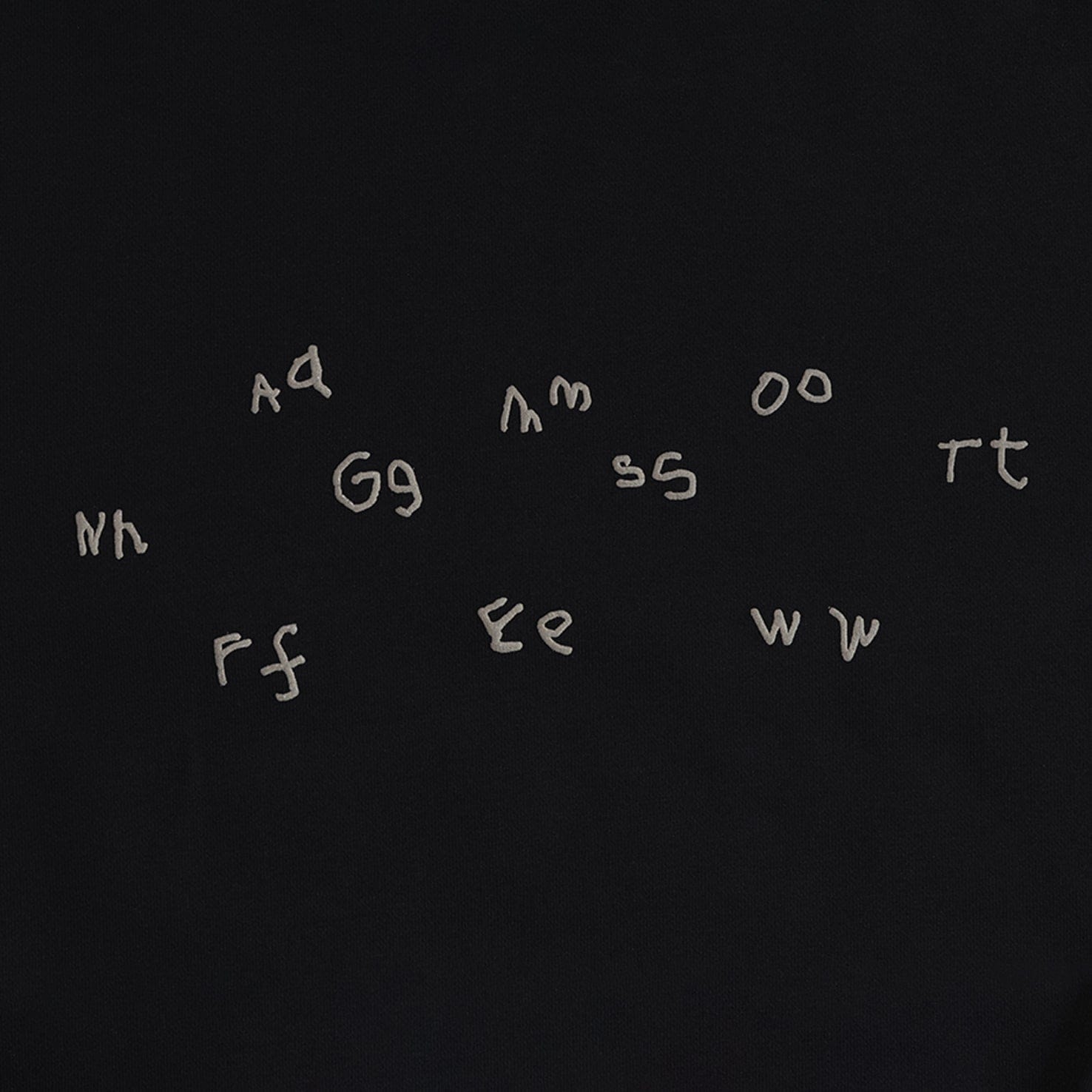 Amongst Few - Toddler Text Sweater (Black)