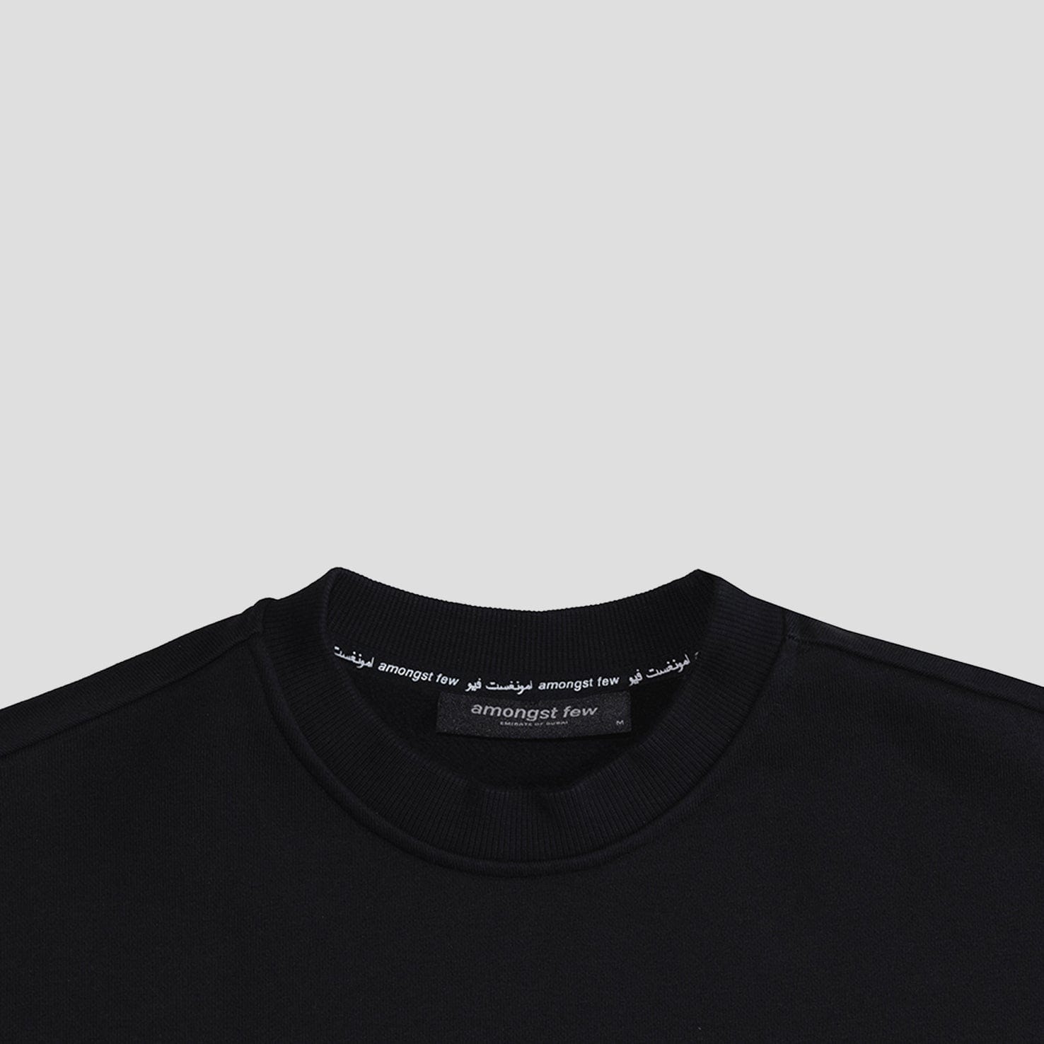 Amongst Few - Toddler Text Sweater (Black)