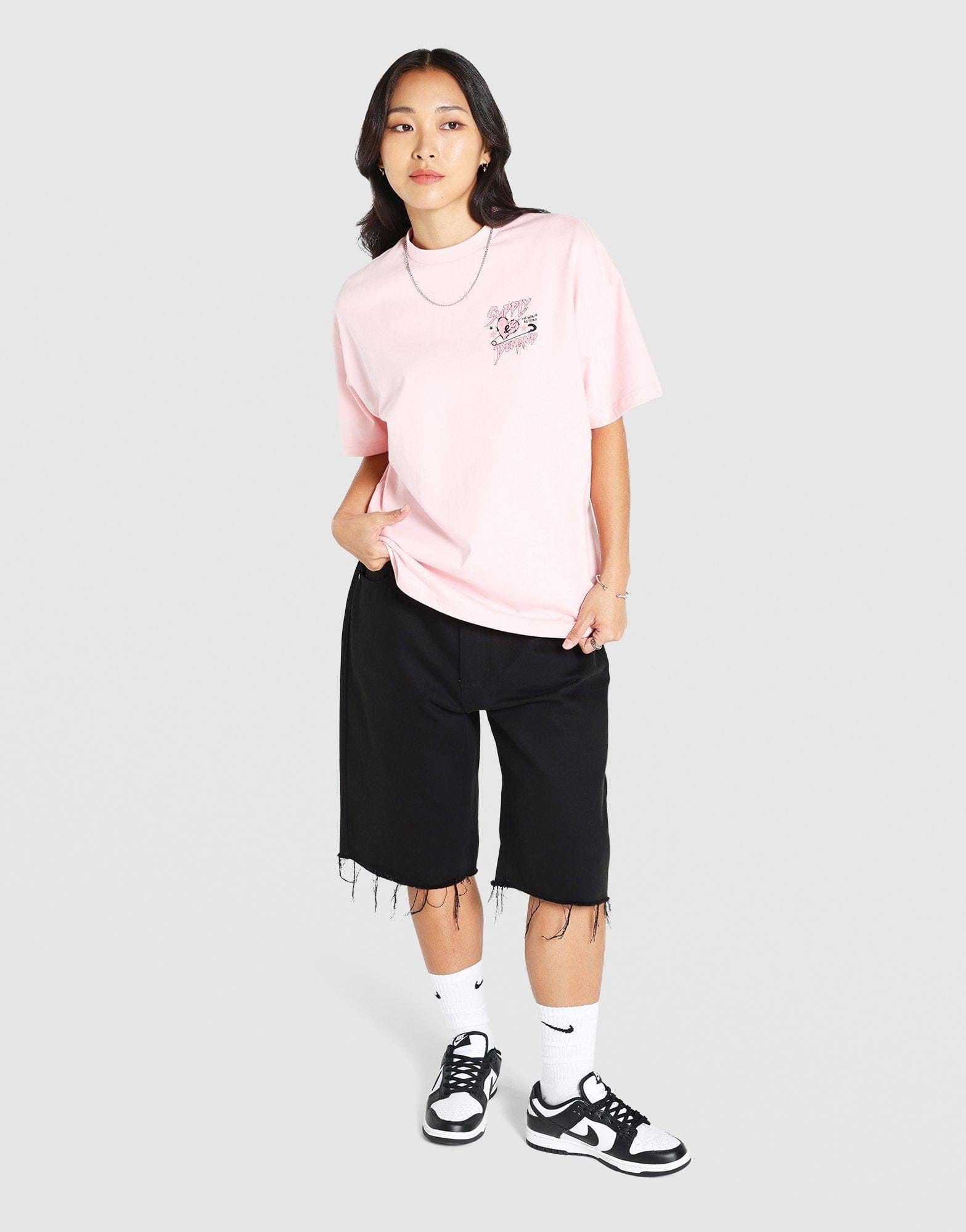 Supply & Demand Heart Clip Short Sleeve T - Shirt