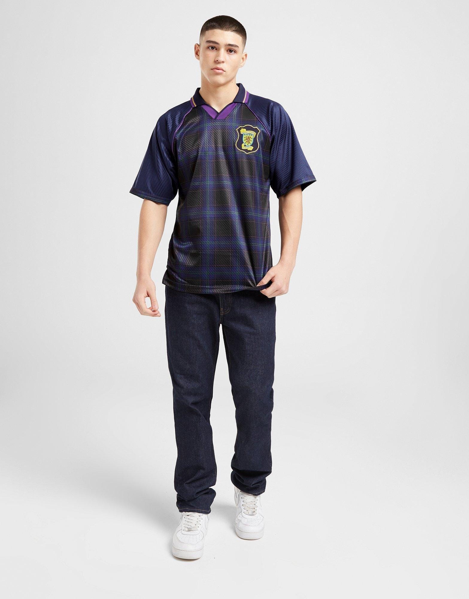 Score Draw Scotland '96 Euro Championship Retro Home Shirt