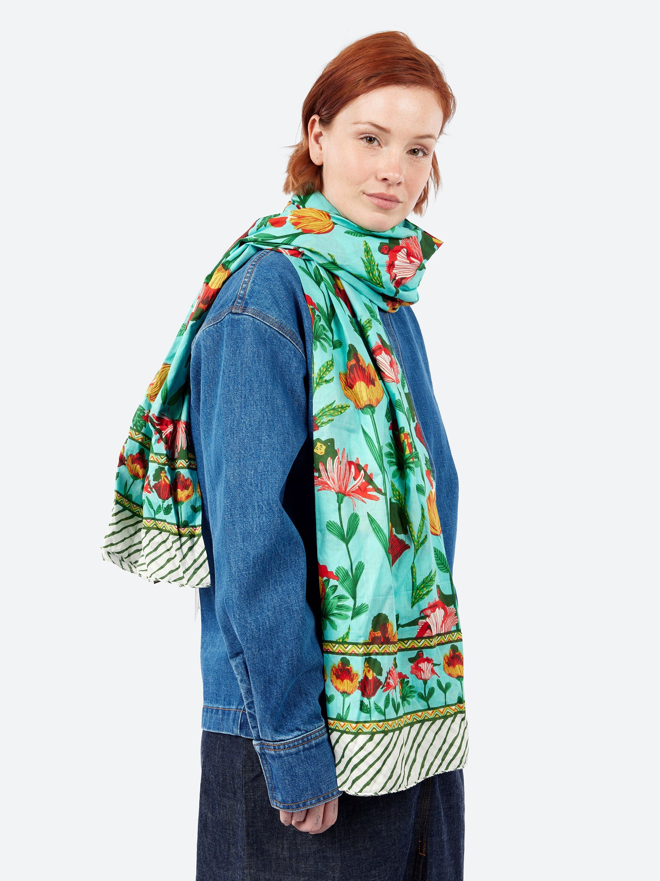 Marc Barell Block Print Scarf