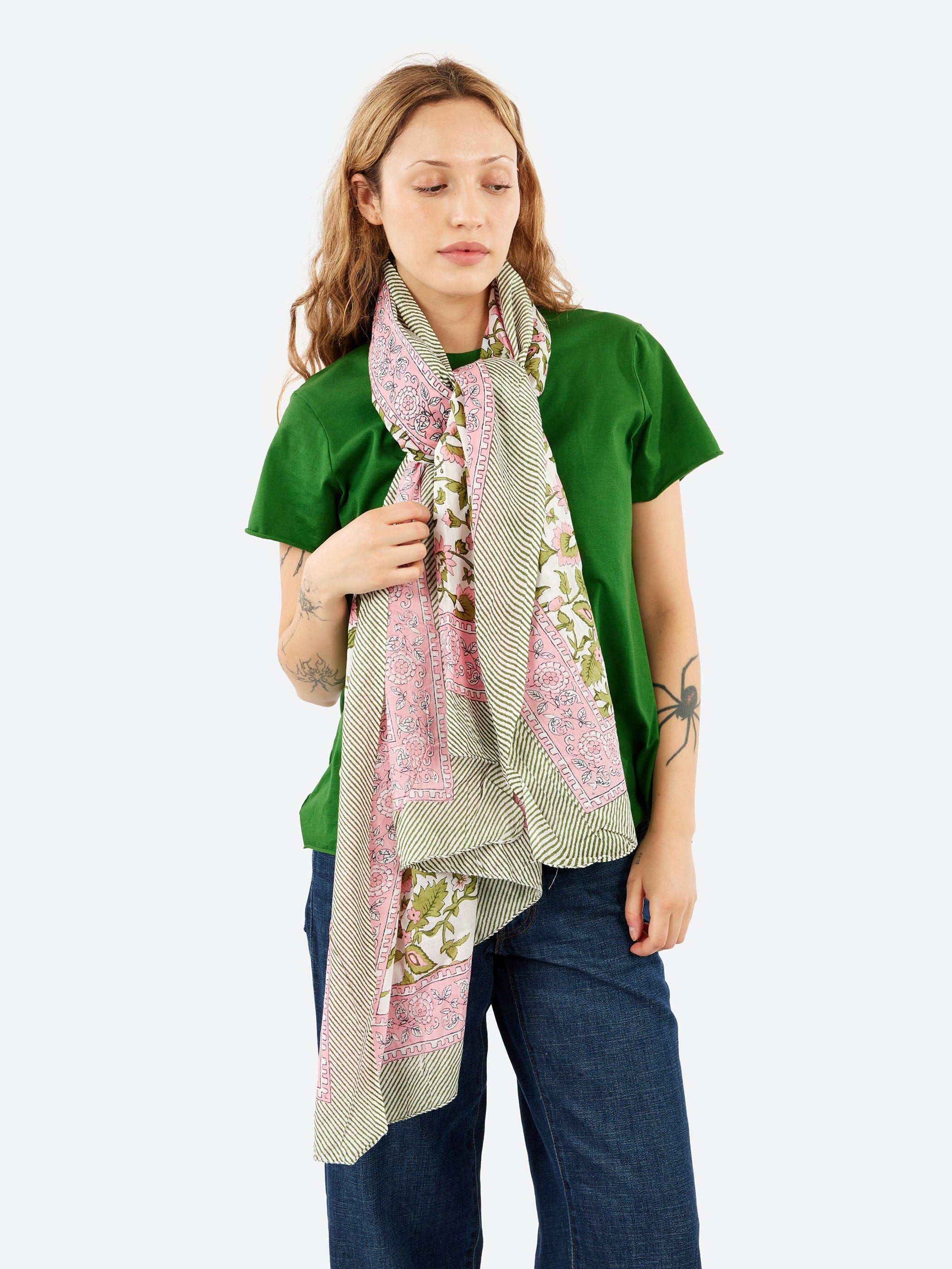 Marc Barell Floral Print Scarf