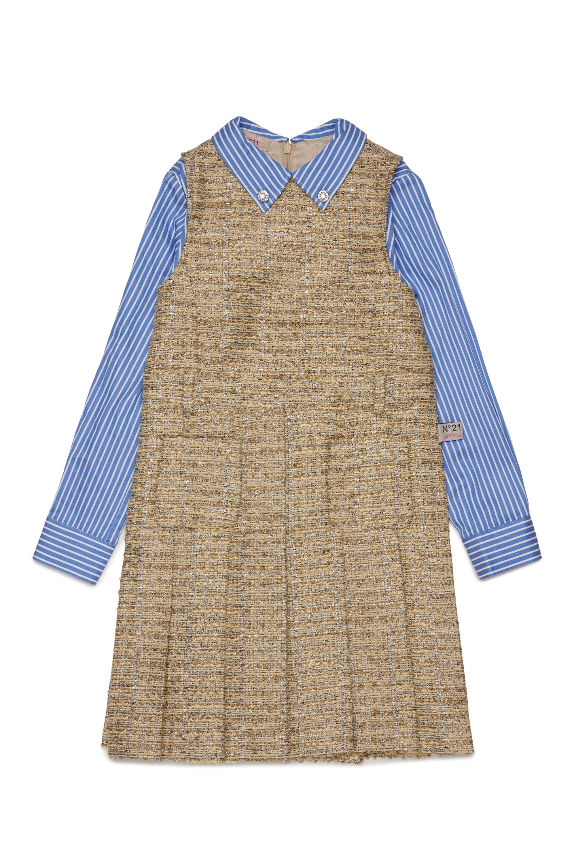 N21 ABITO BOUCLÉ CON CAMICIA