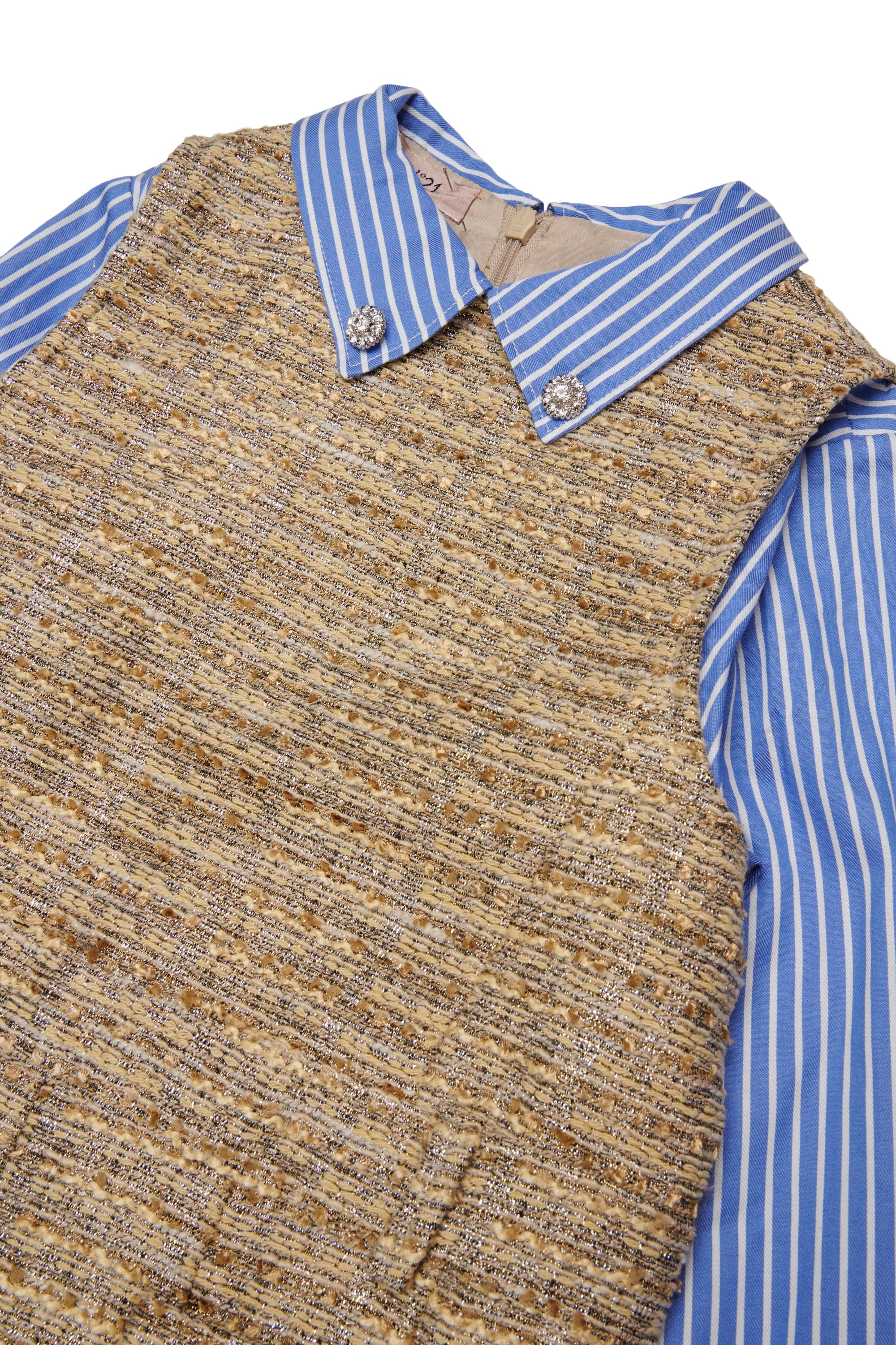 N21 ABITO BOUCLÉ CON CAMICIA