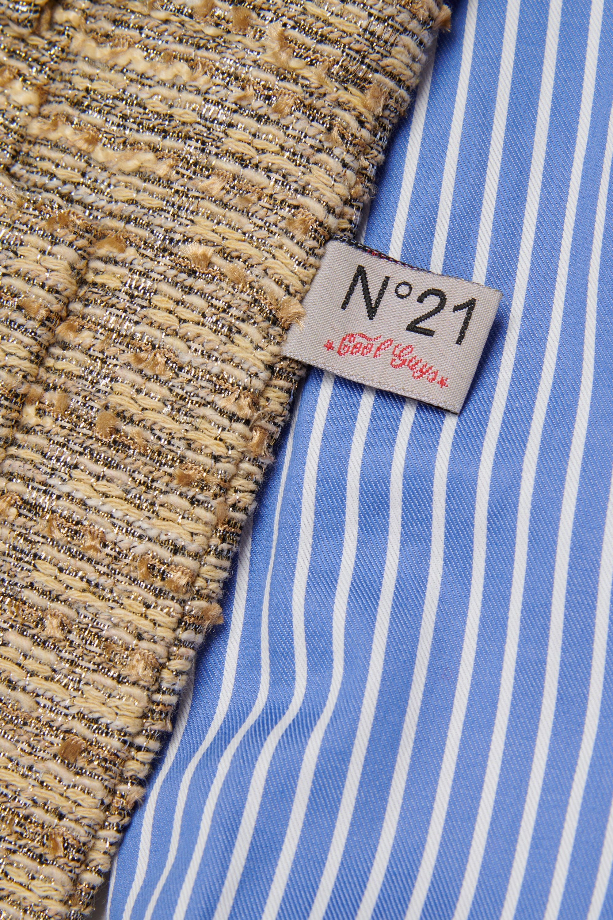 N21 ABITO BOUCLÉ CON CAMICIA