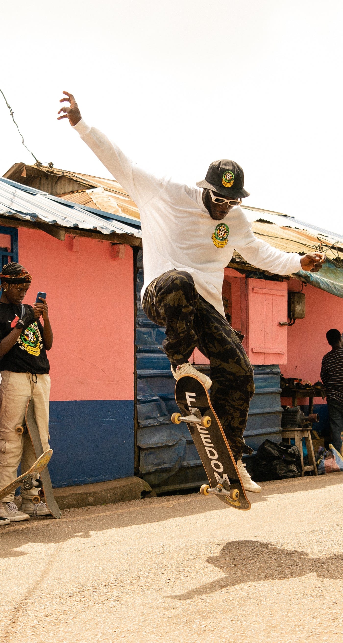 Daily Paper x Surf Ghana Black DP x Surf Ghana Hat