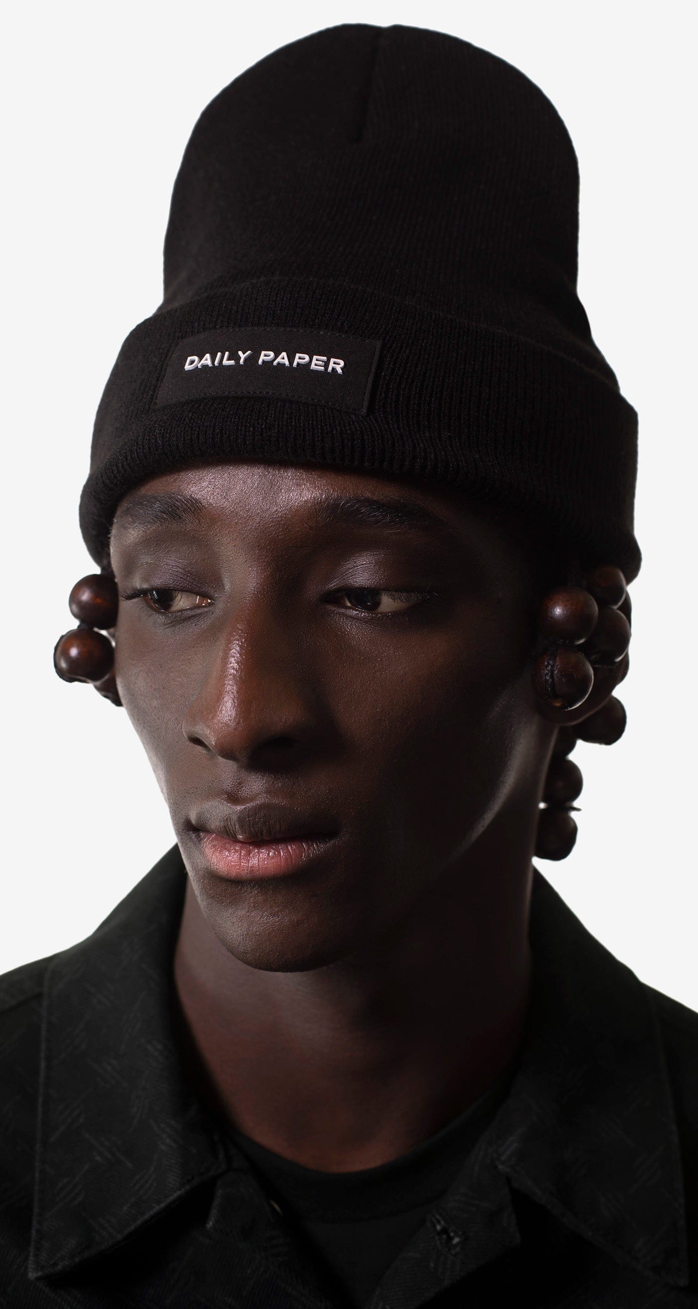 Daily Paper Black Essential Beanie
