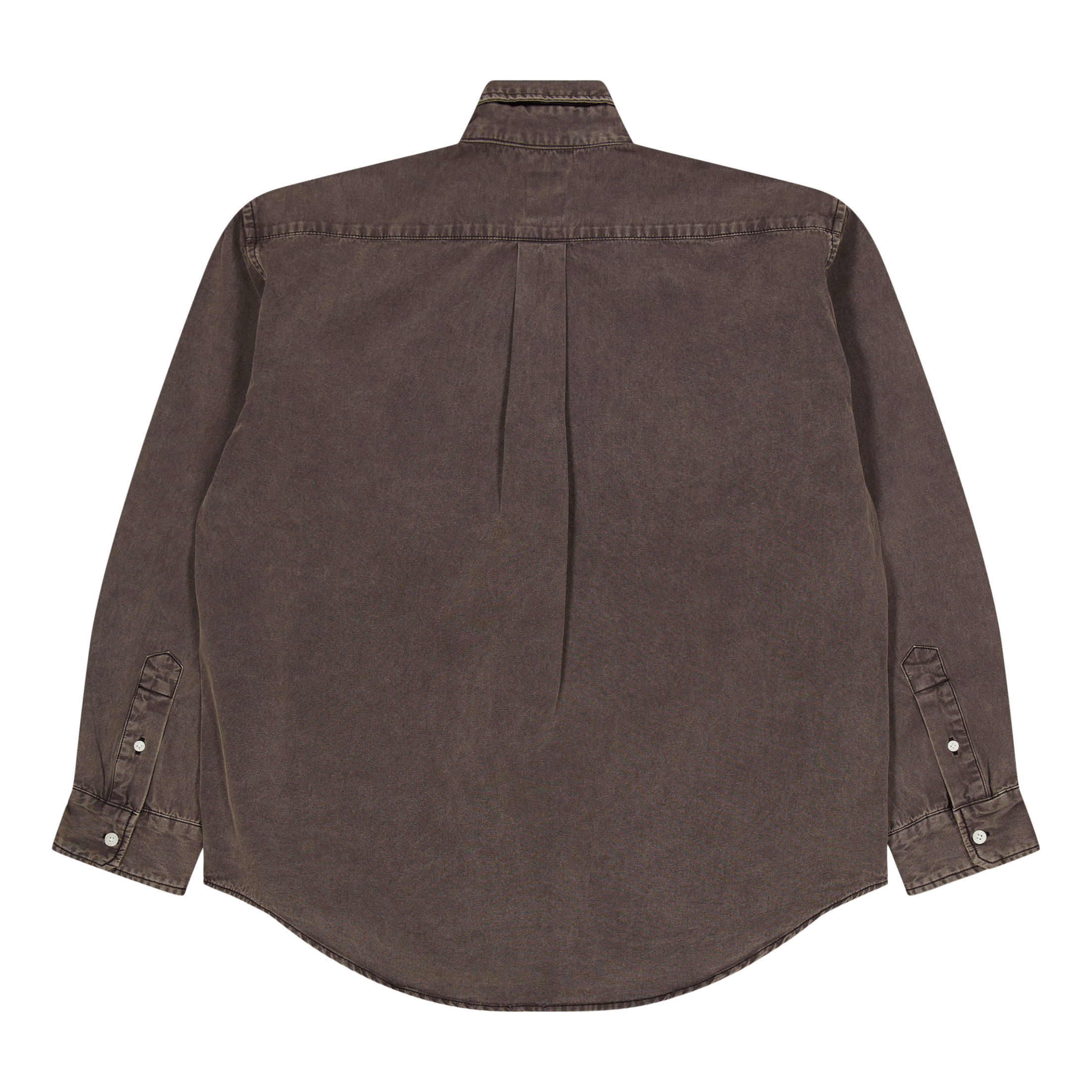 Liberaiders Garment Dyed Oxford Shirt Charcoal