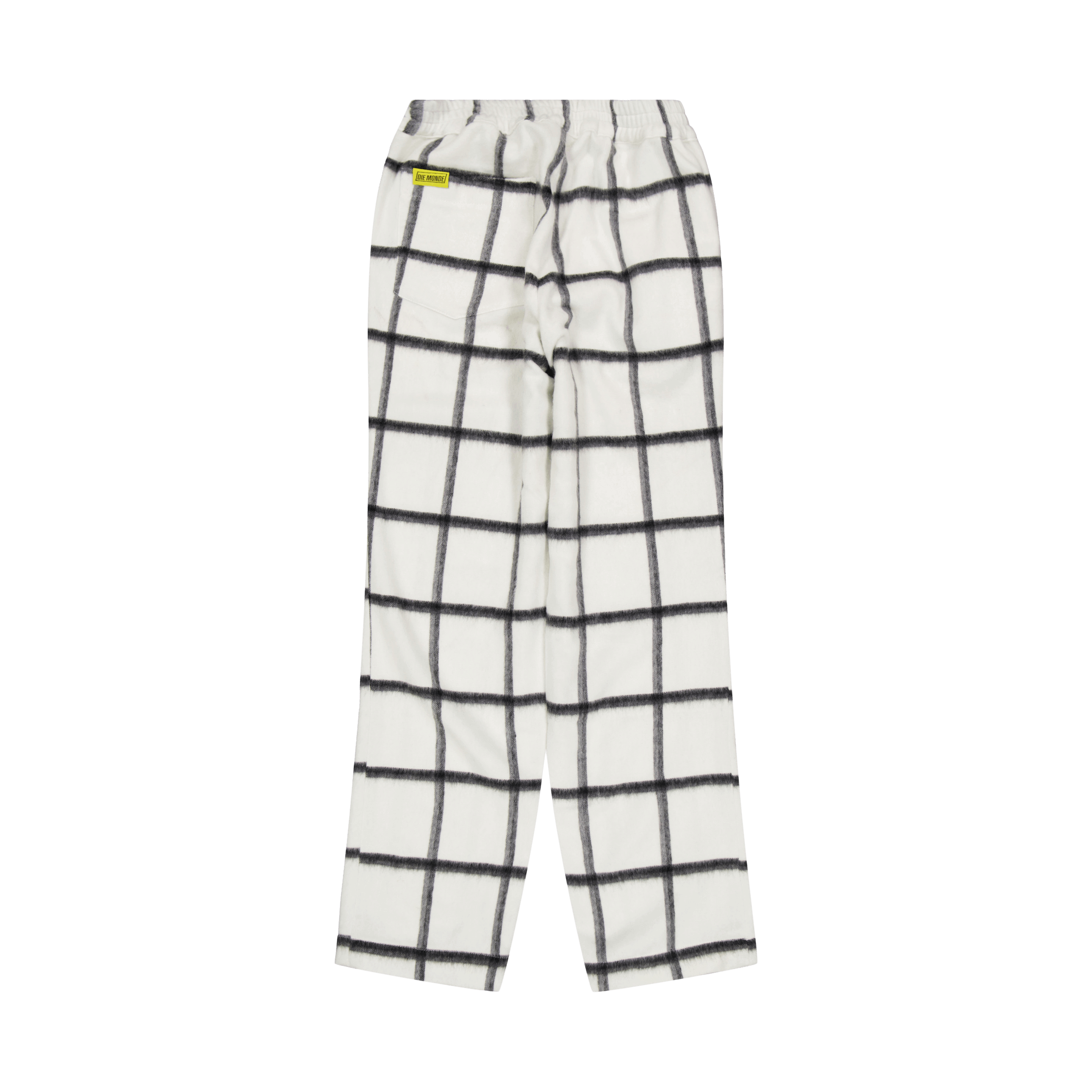 Diemonde Bafaka - Plaid Trousers White Chekpattern