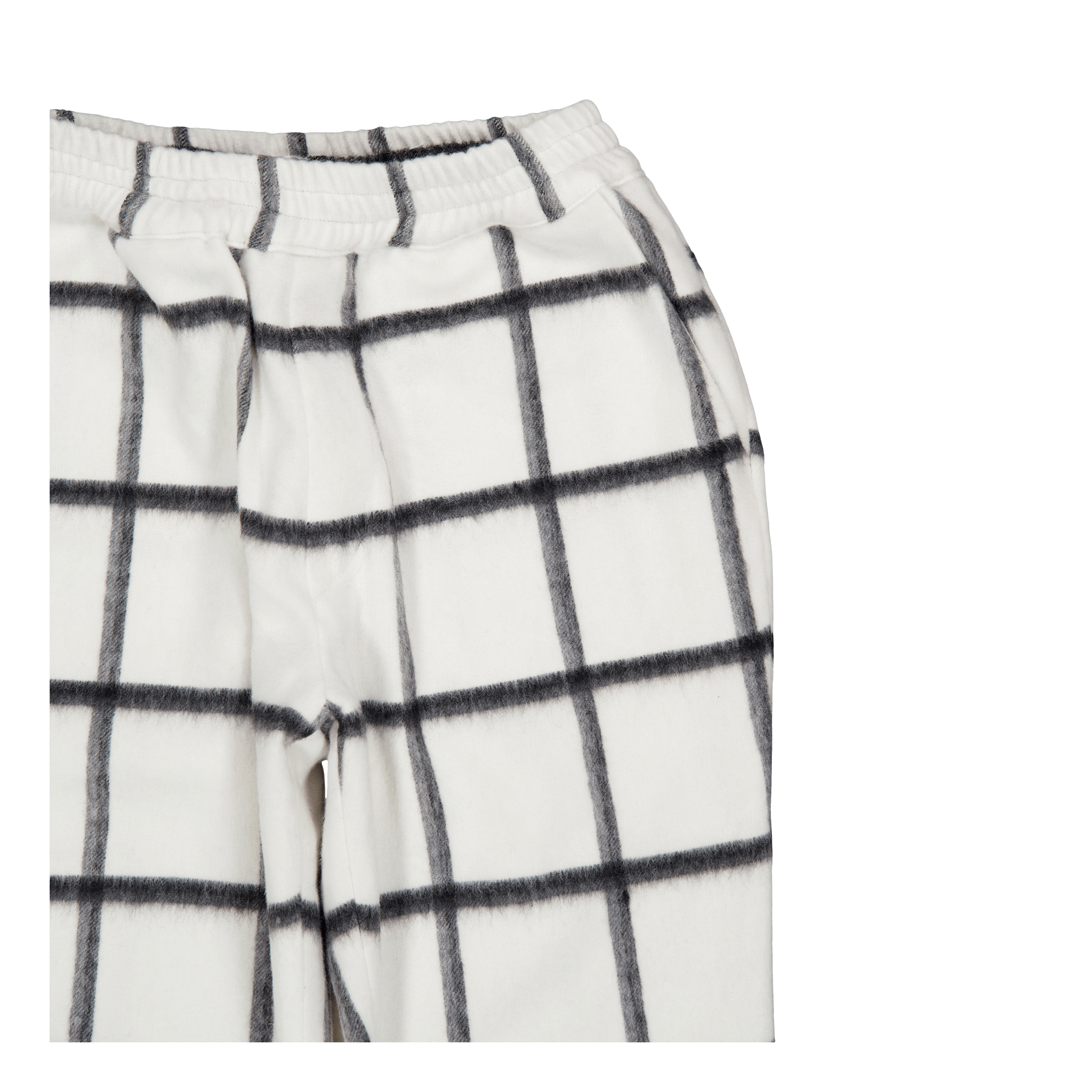 Diemonde Bafaka - Plaid Trousers White Chekpattern