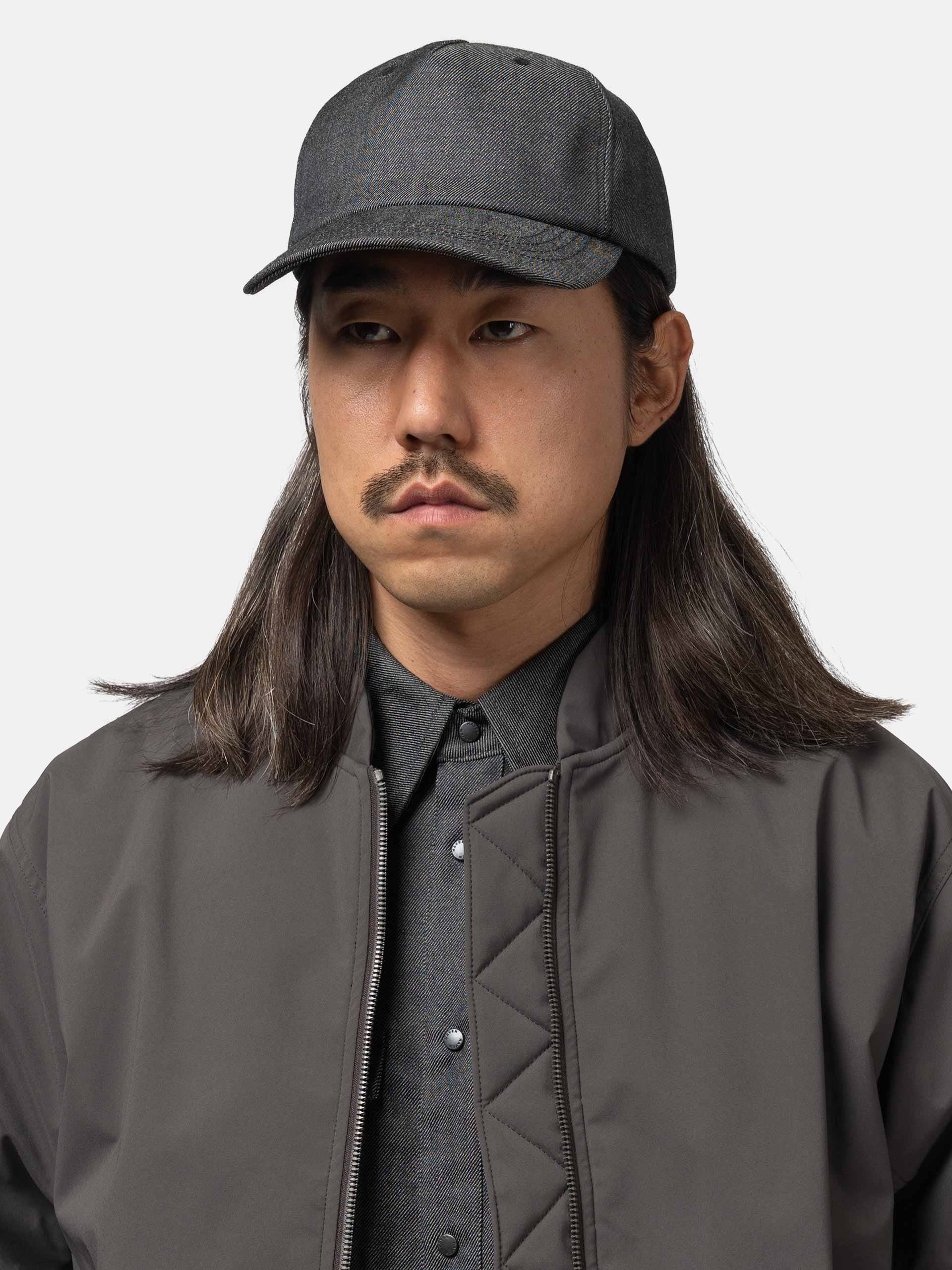 HAVEN Station Cap - Wool Denim Charcoal