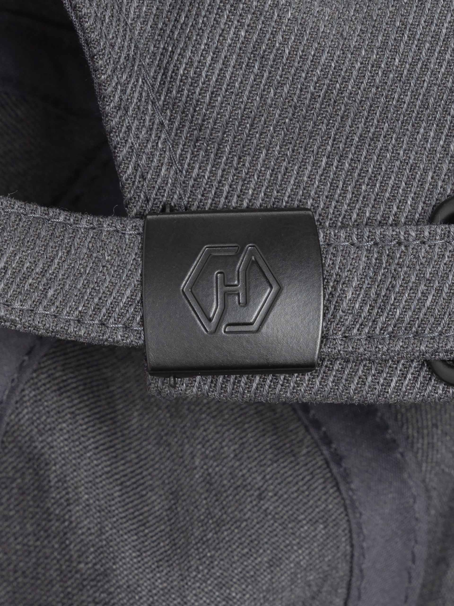 GABARDINE Field Cap - Super 100 Wool Gabardine Charcoal