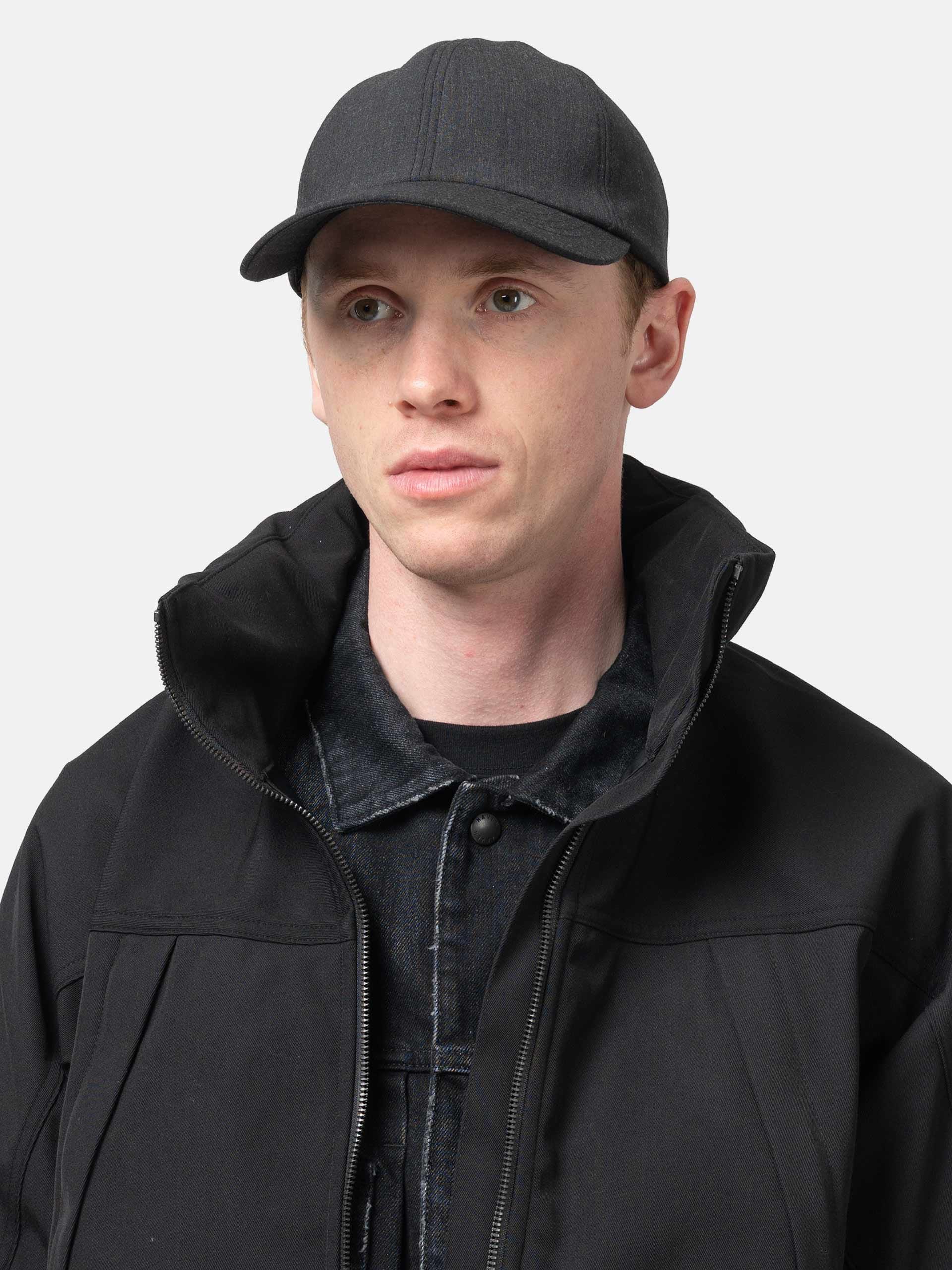 HAVEN Field Cap - Tropical Wool Charcoal