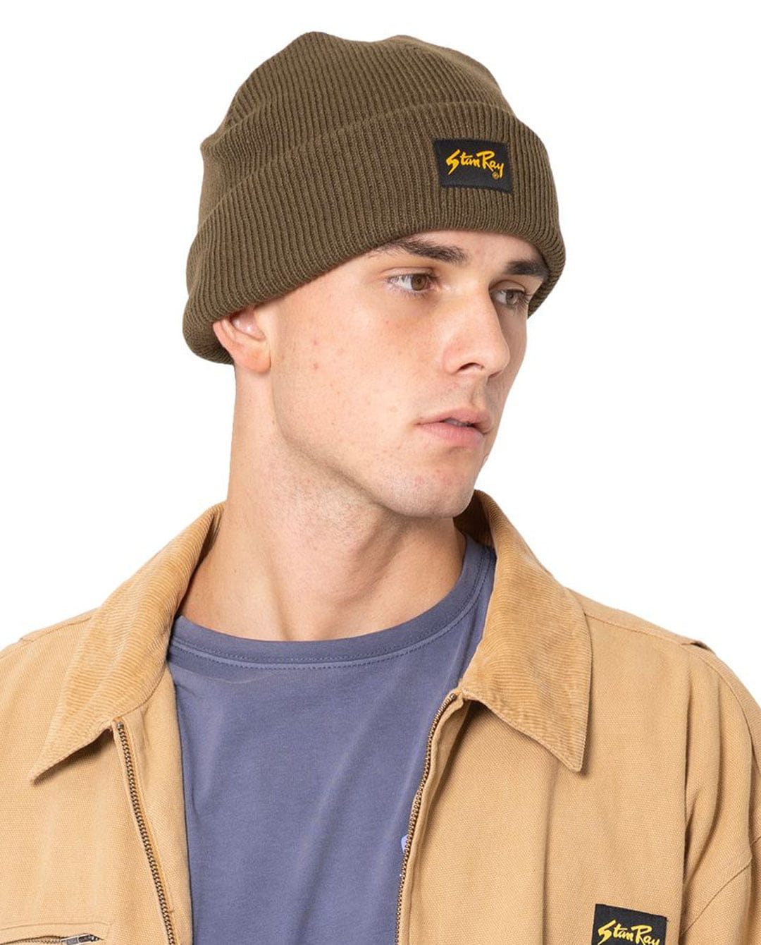Stan Ray - Label Cuff Beanie - Oak