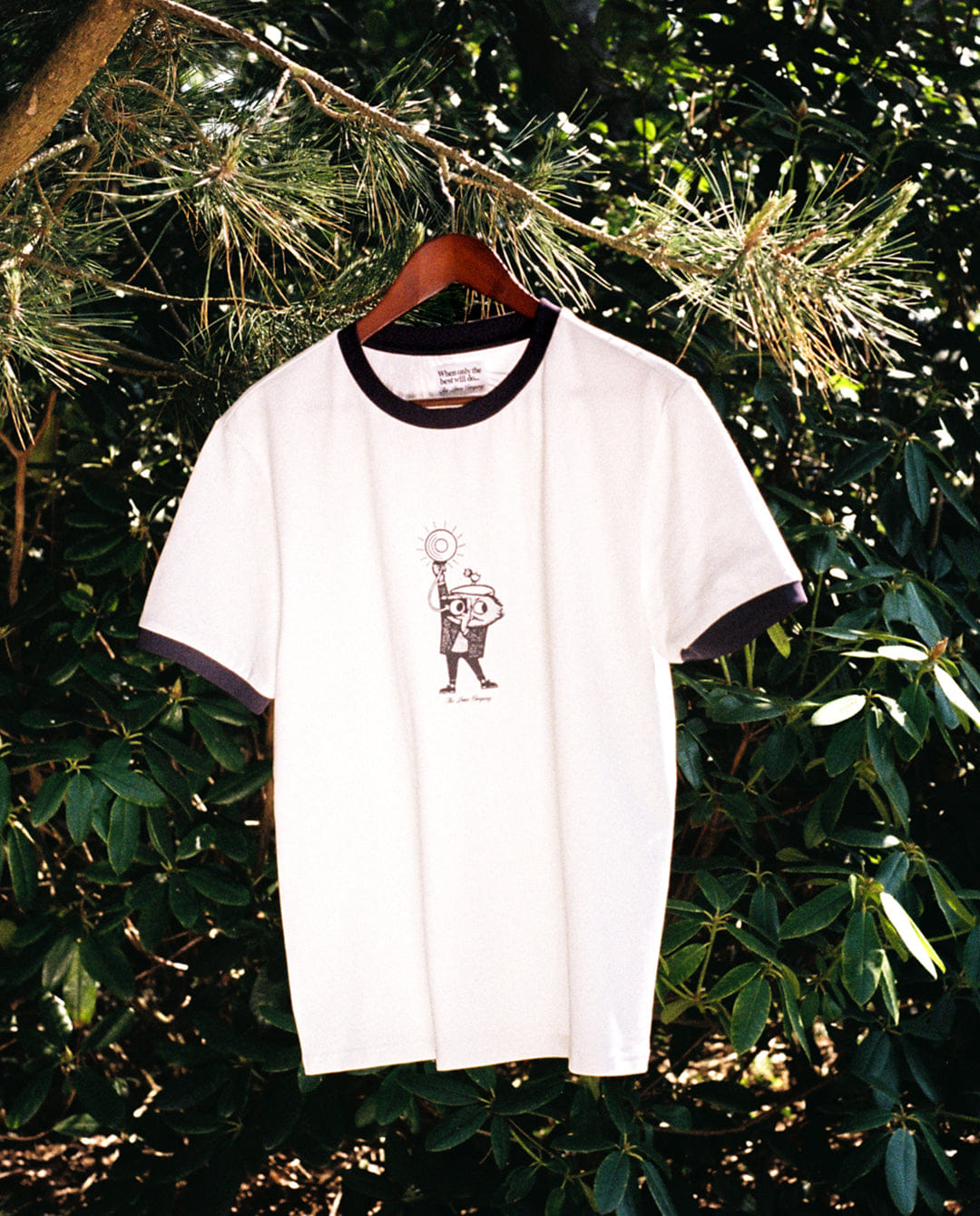 The Loose Company - Flash Ringer T - Shirt - White/Navy