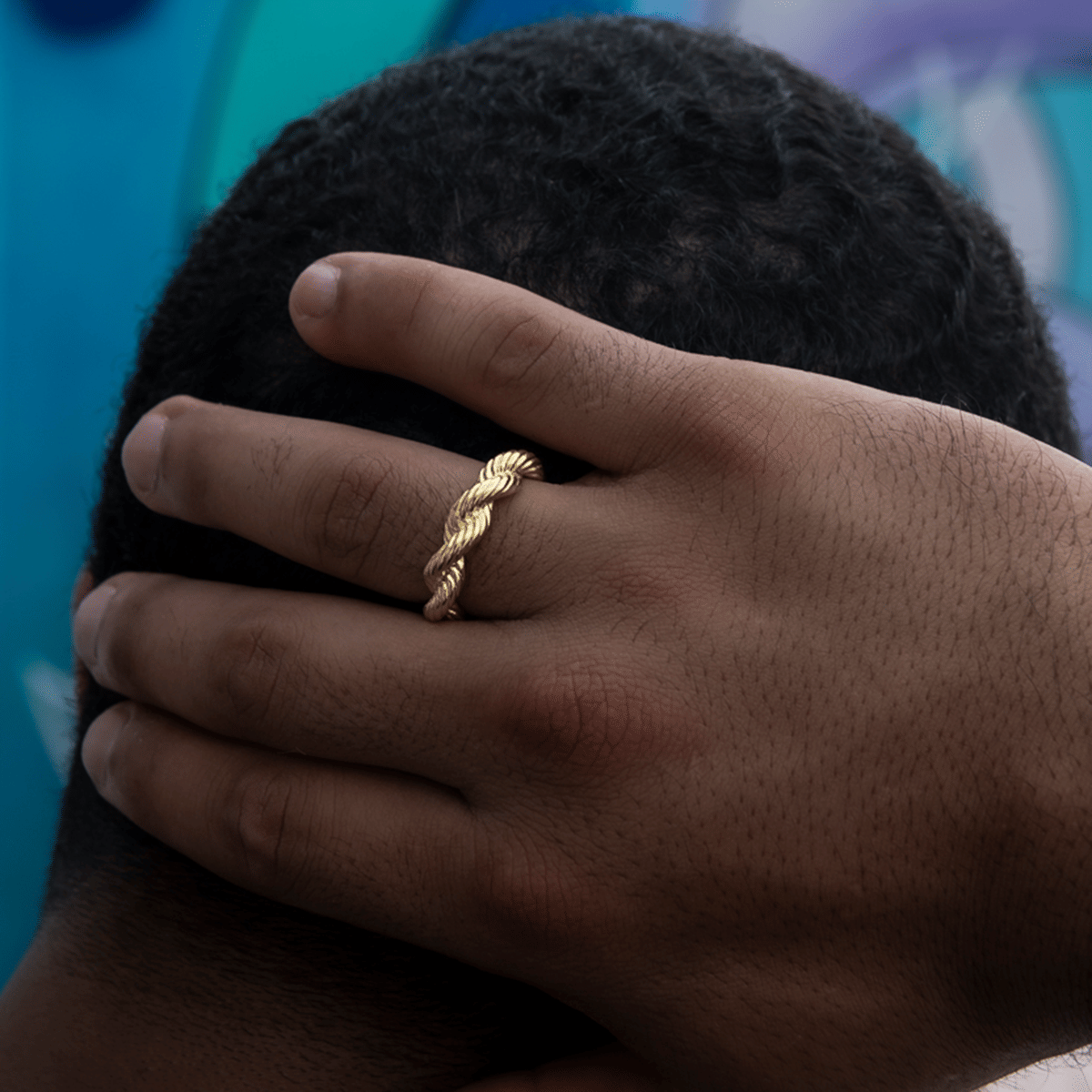 GLD PROMO SETS 6 mm Rope Ring in Yellow Gold