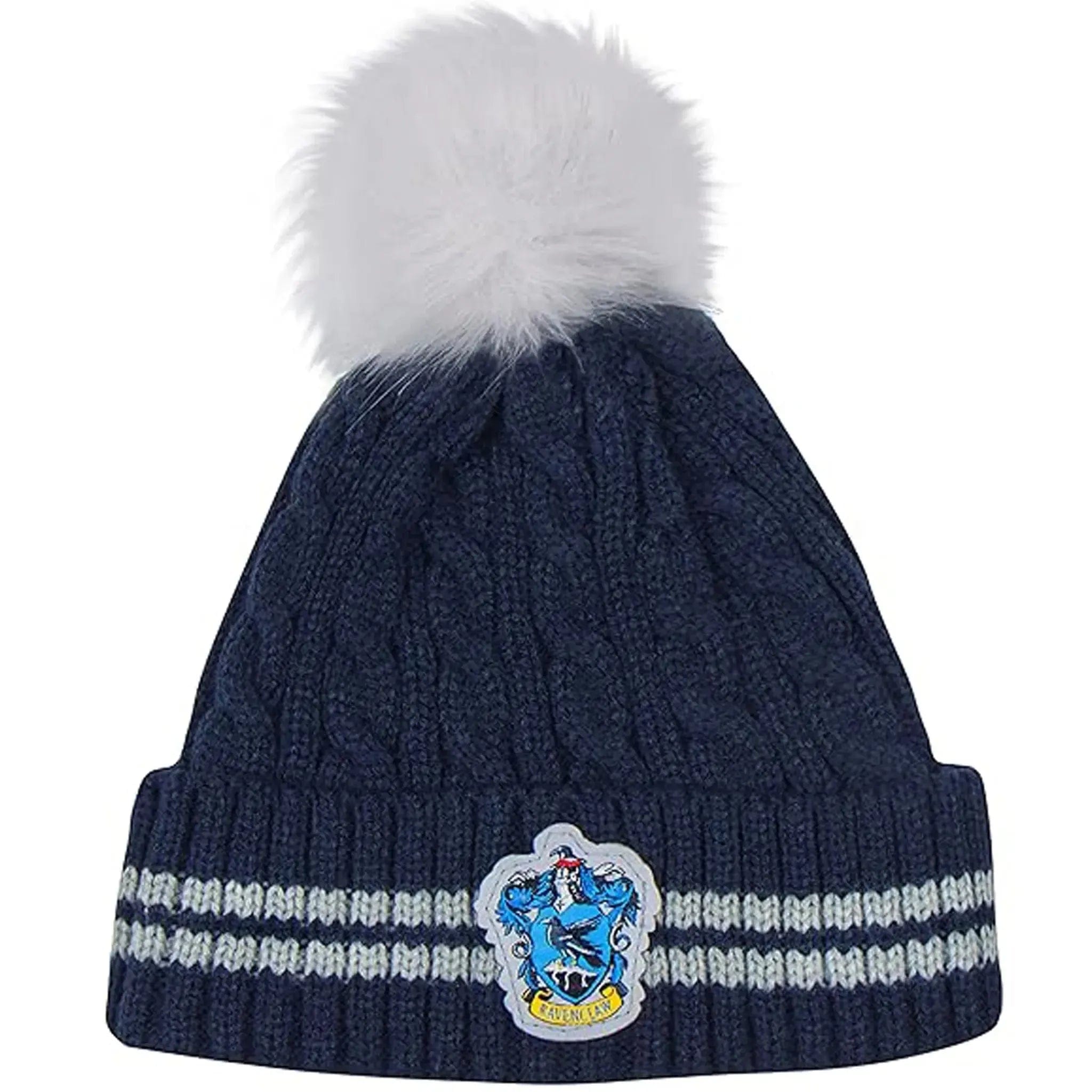 Cinereplicas Harry Potter [Wizarding World] - Ravenclaw Pom - Pom Beanie Hat (Embroidered) - Cinereplicas