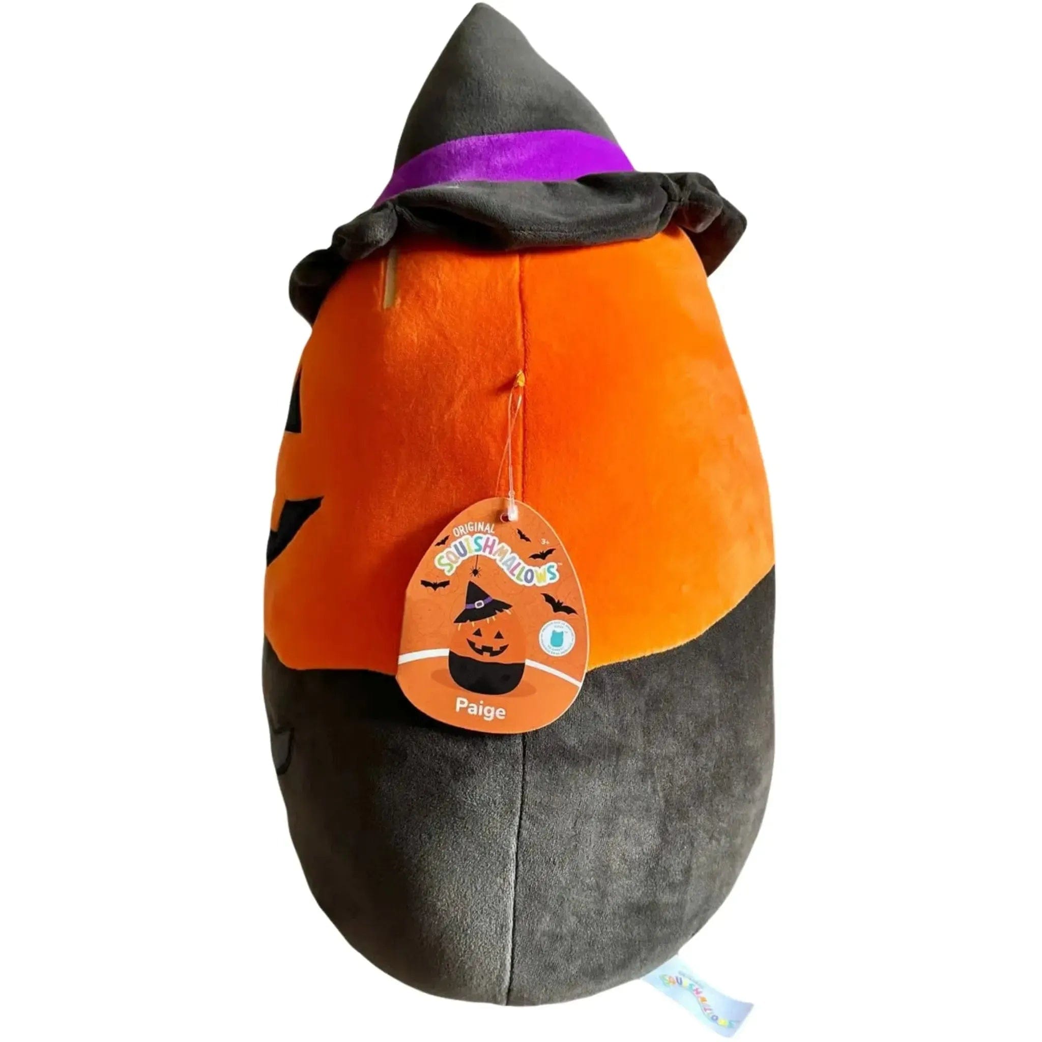 Jazwares Squishmallows - Halloween Edition Witch Hat Paige the Jack - O’ - Lantern Pumpkin Plush (12") - Jazwares - (2024)