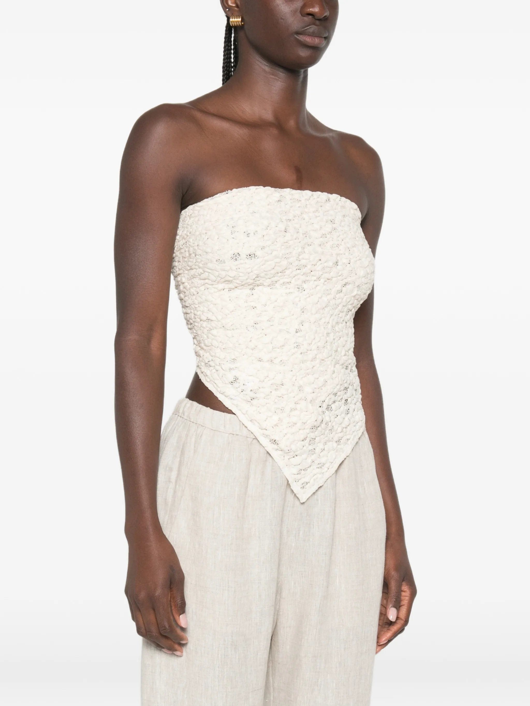 Enza Costa lace - construction top