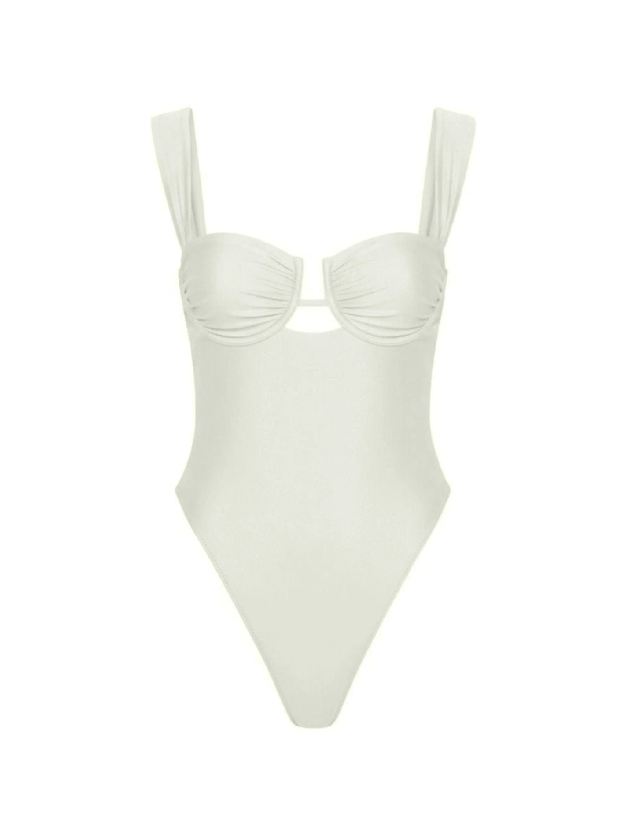 Montce x Elsa Hosk Bella gathered swimsuit