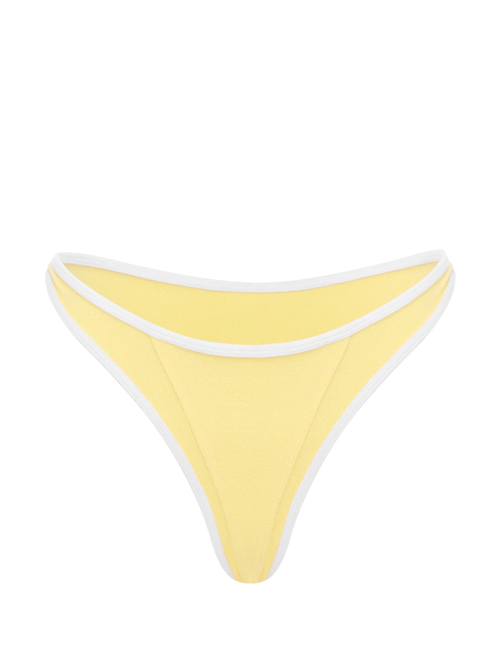 FAE SWIM Hailey piped bikini bottoms