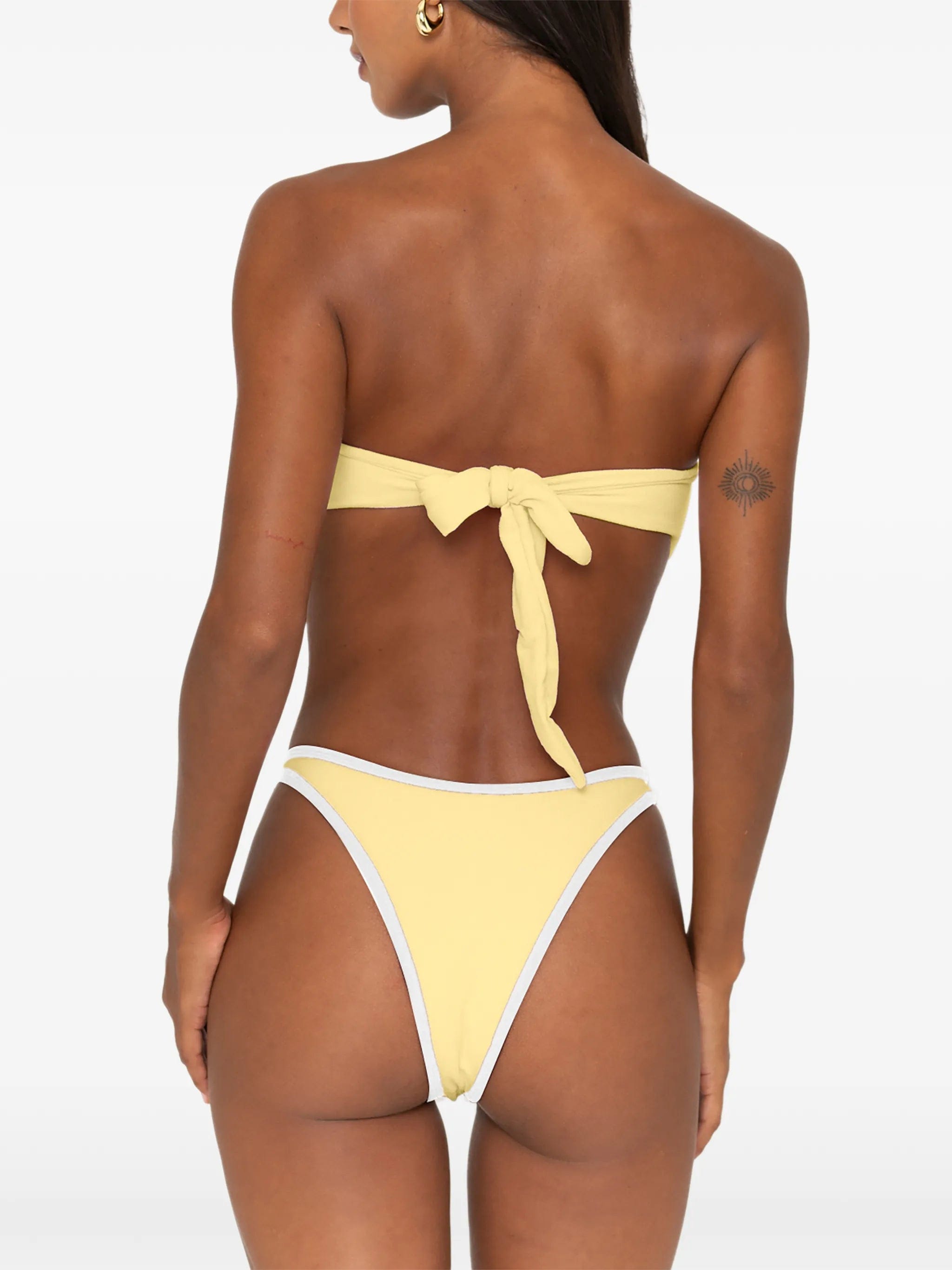 FAE SWIM Hailey piped bikini bottoms
