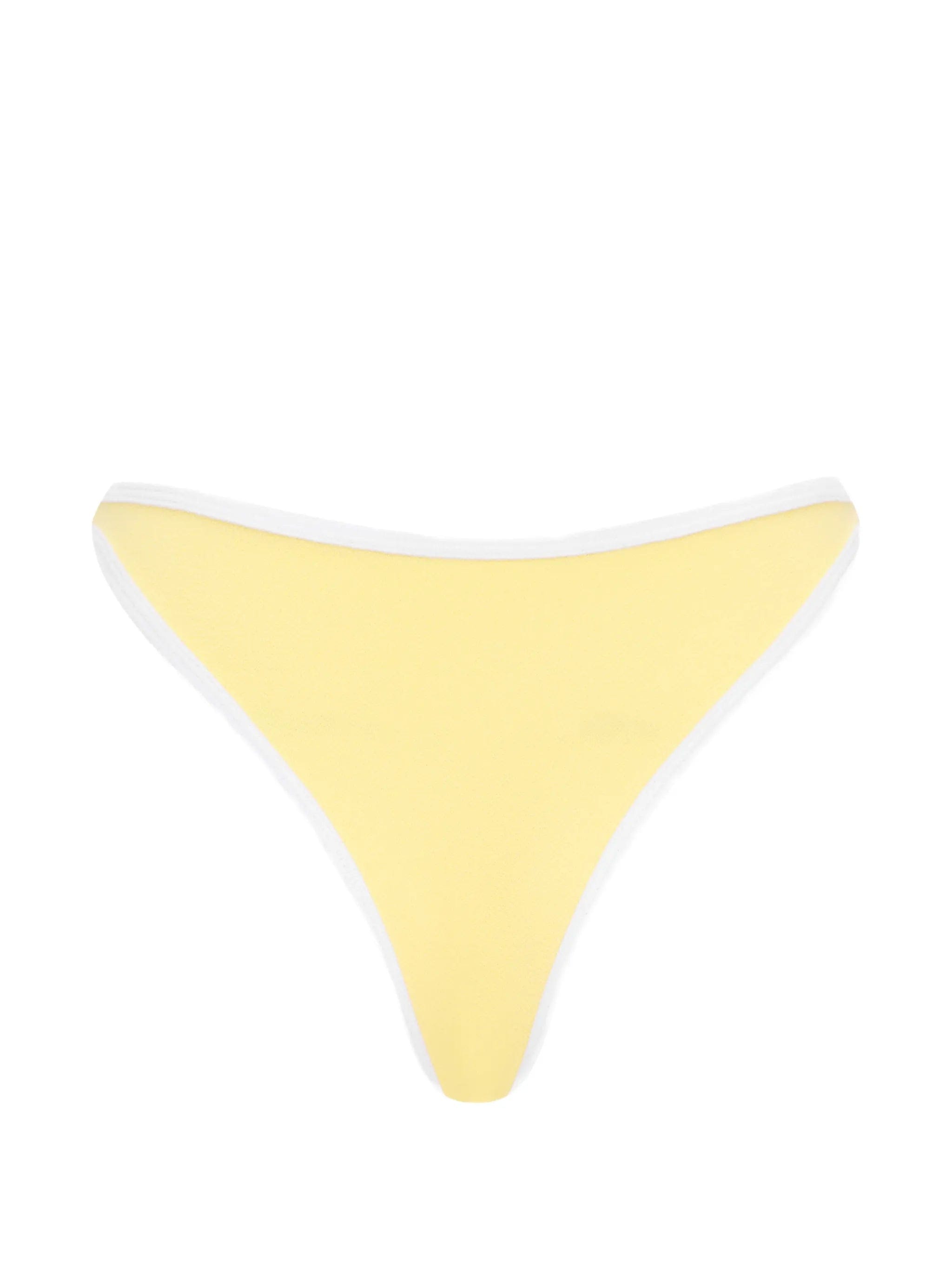 FAE SWIM Hailey piped bikini bottoms