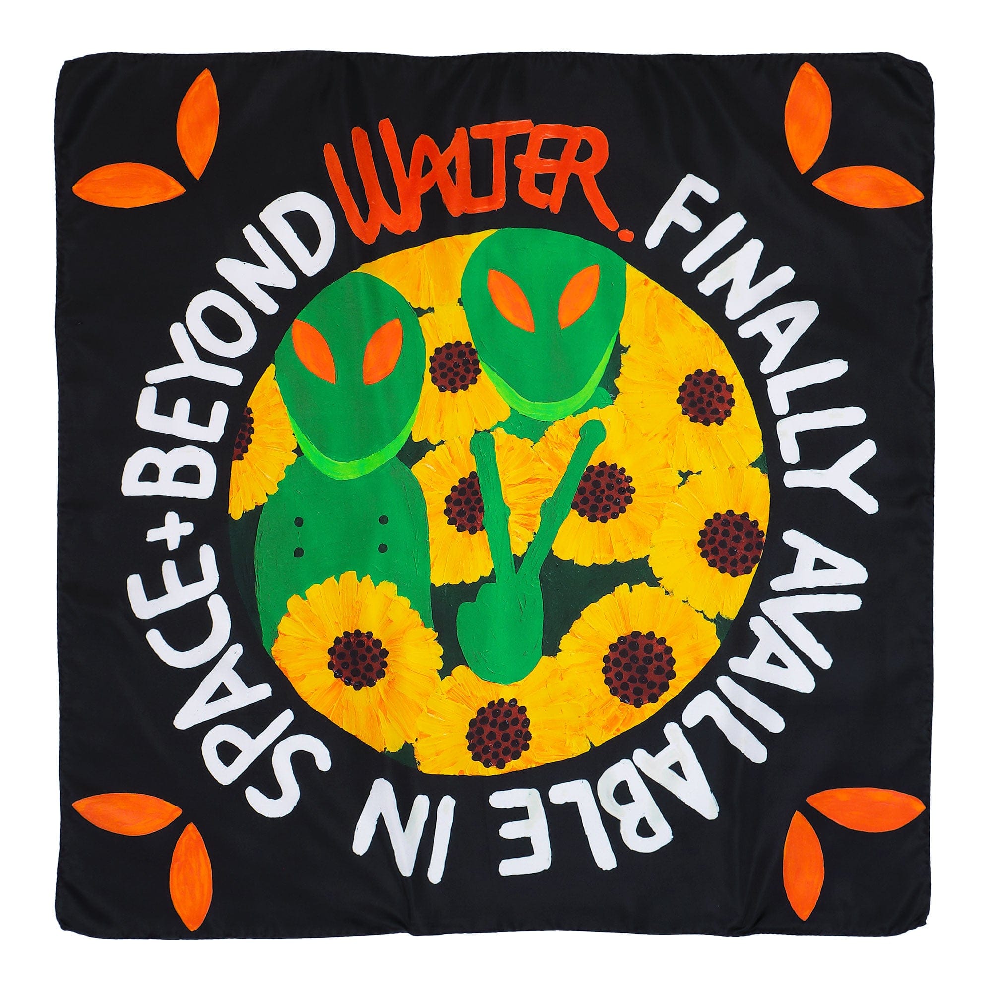 Walter Van Beirendonck Available In Space Silk Scarf Large
