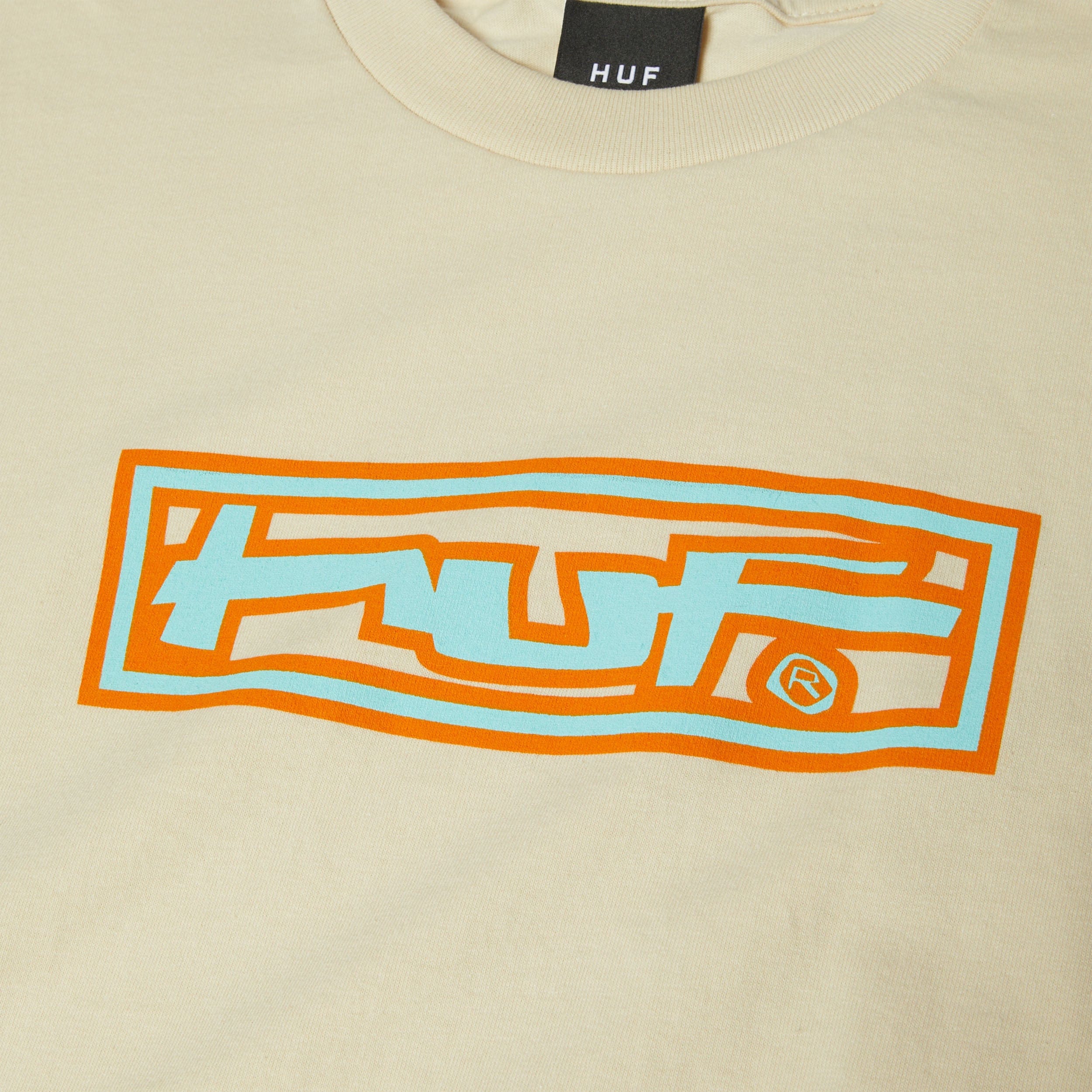 HUF Stretch T - Shirt Cream