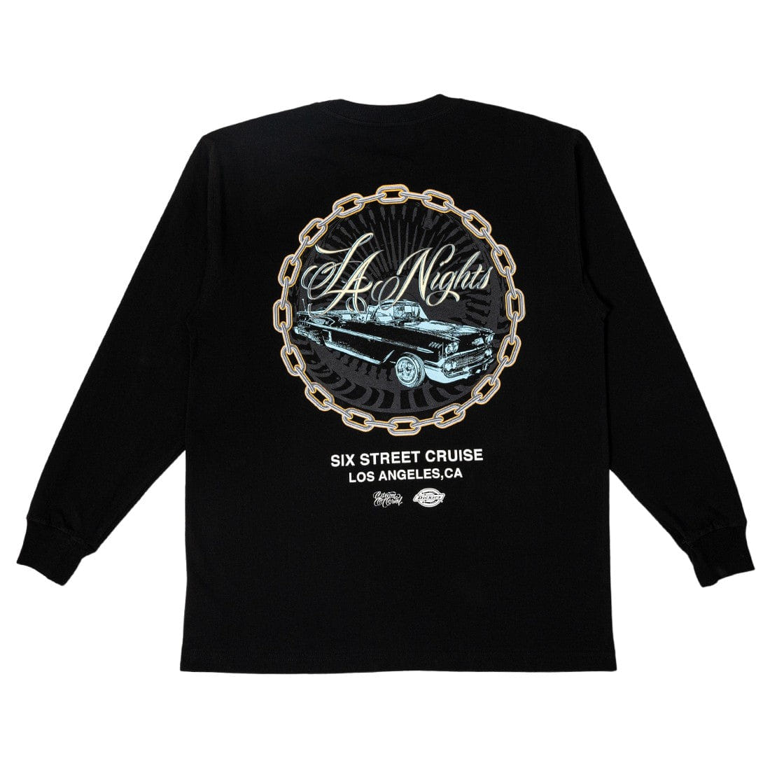 Dickies x Estevan Oriol Heavy Crew LS T - Shirt Black