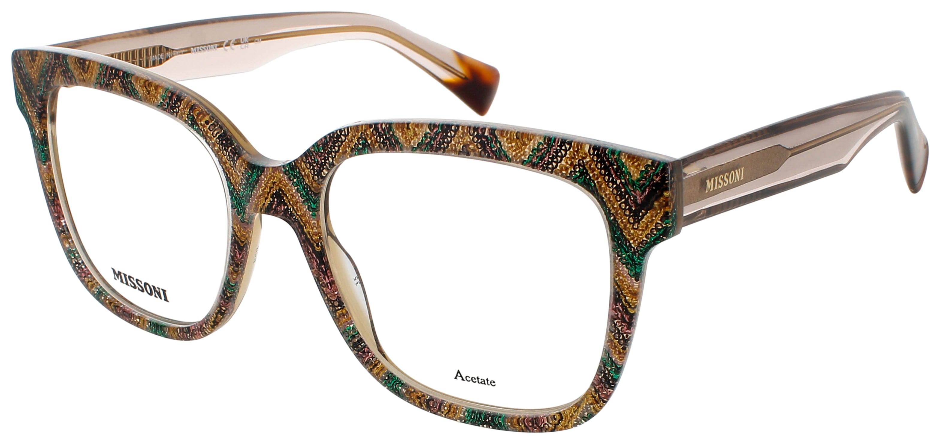 Missoni Optical Glasses PINK GREEN PATTERN