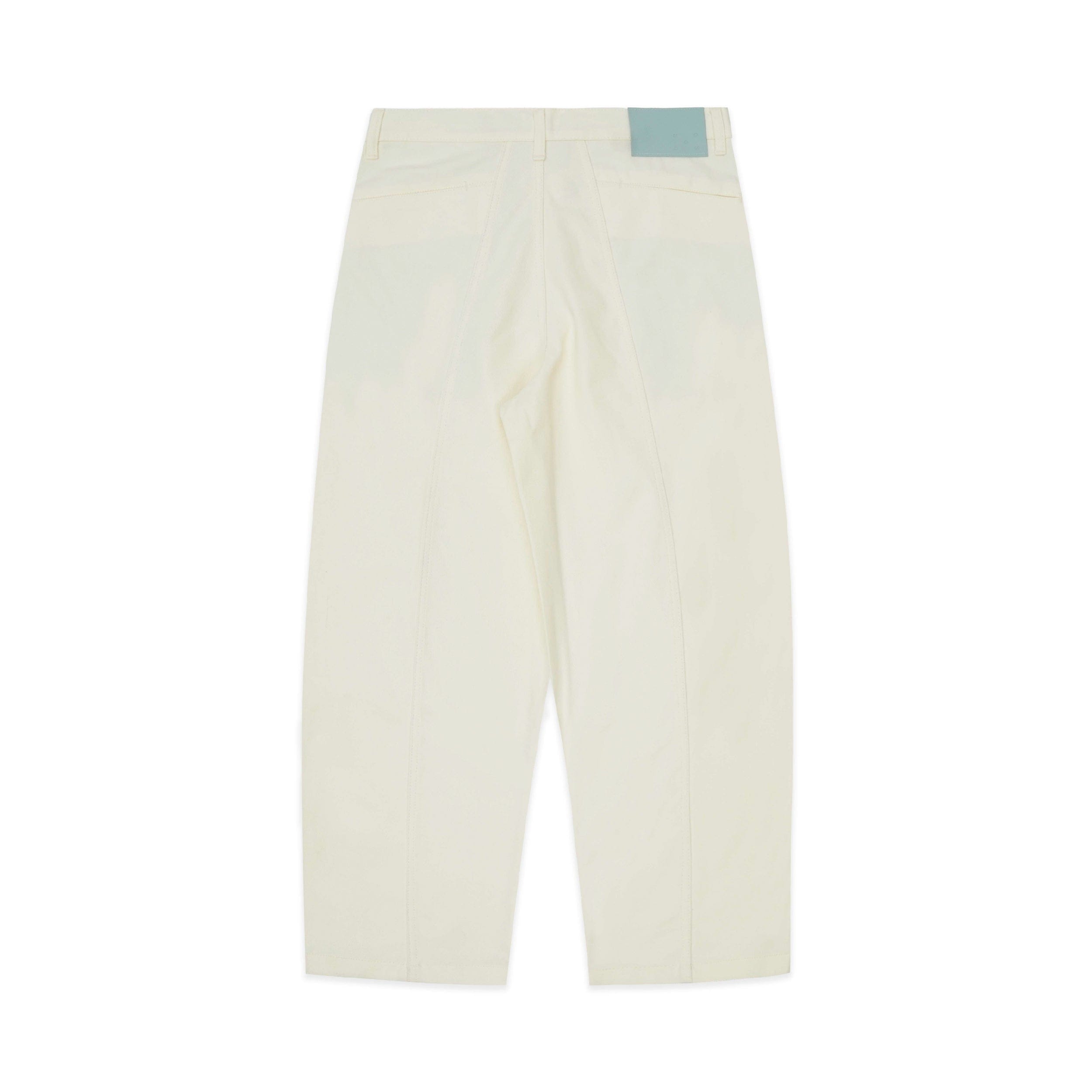Nature of Mind Two Tucked Barrel Pants - Cream