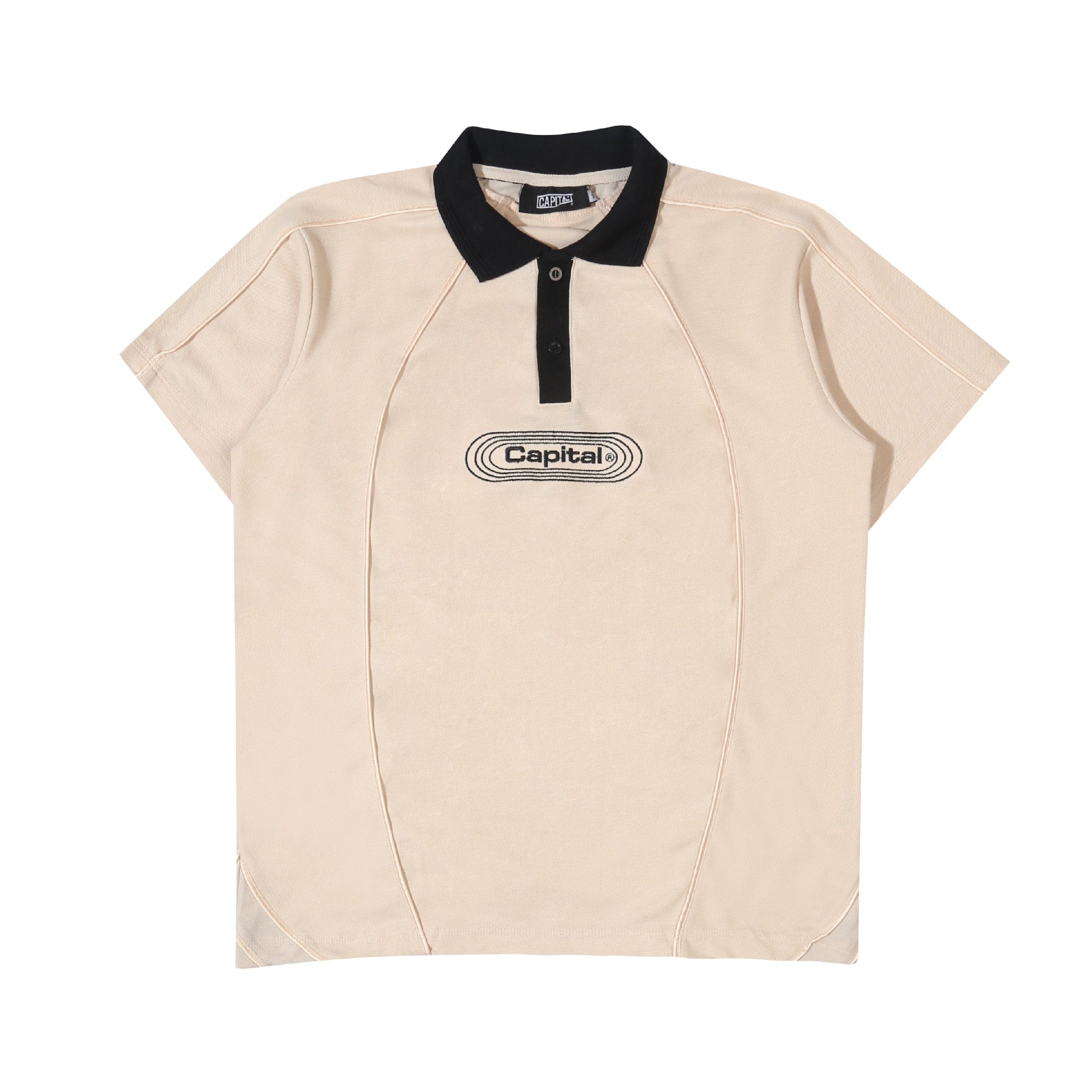 Capital Vince Polo Shirt - Cream