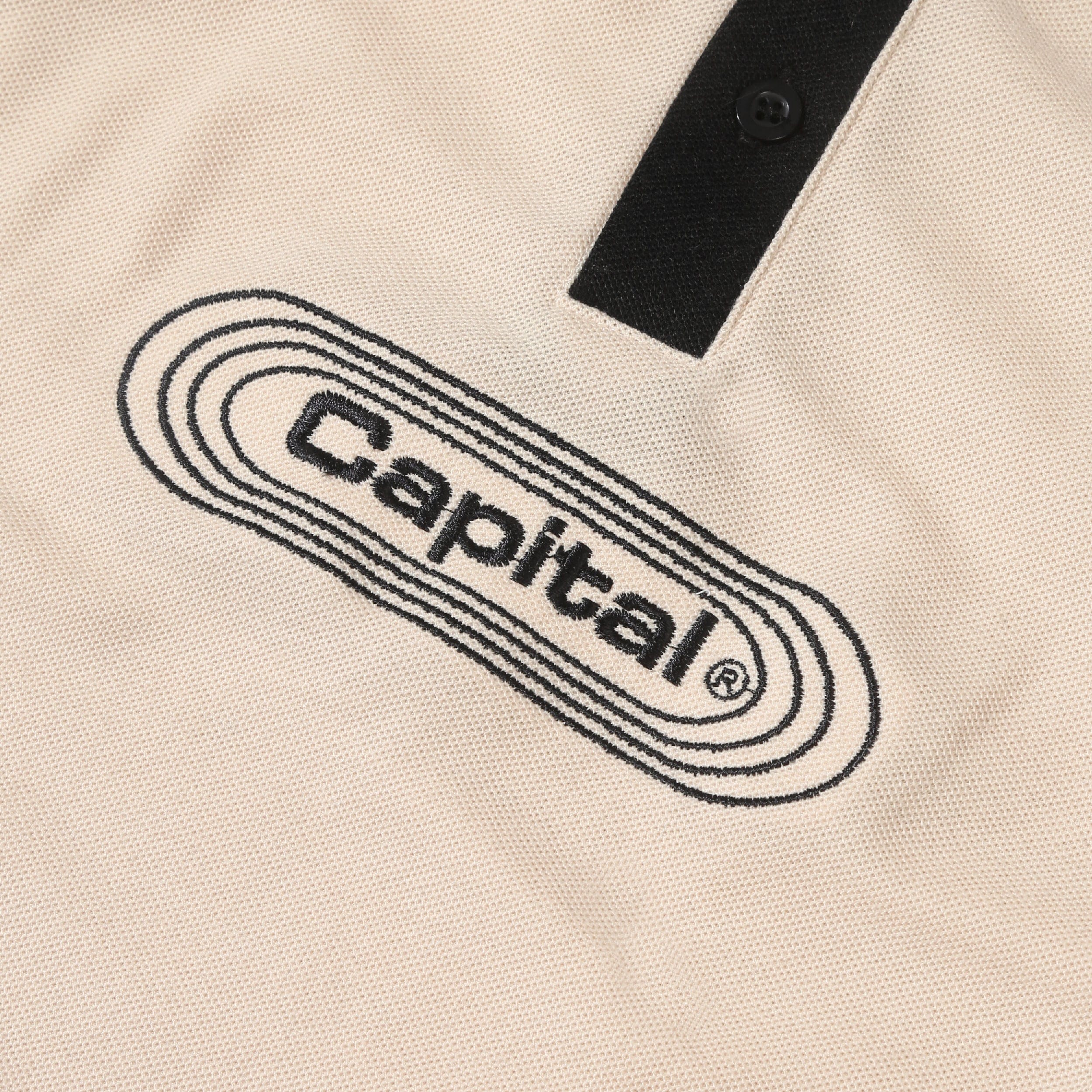 Capital Vince Polo Shirt - Cream