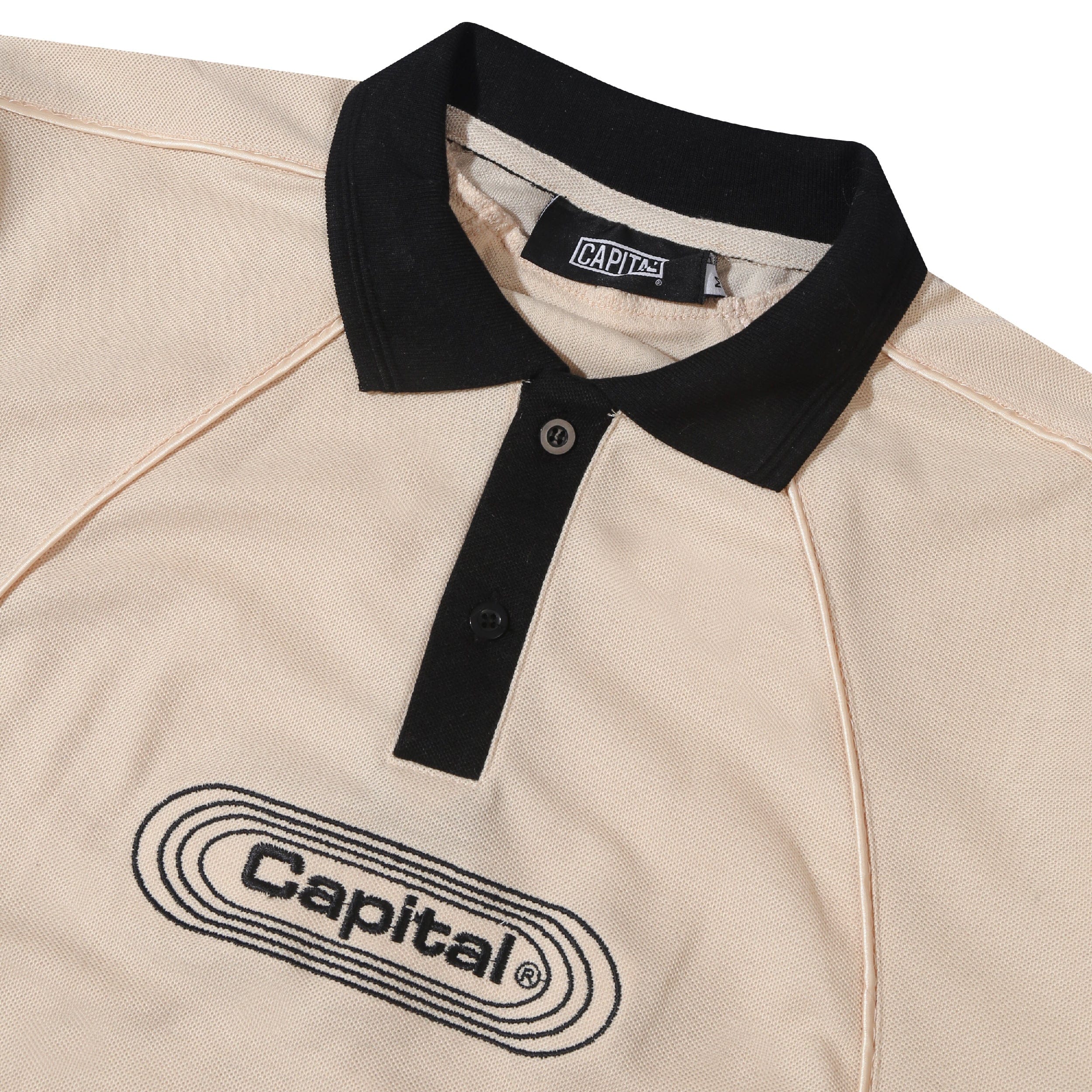 Capital Vince Polo Shirt - Cream