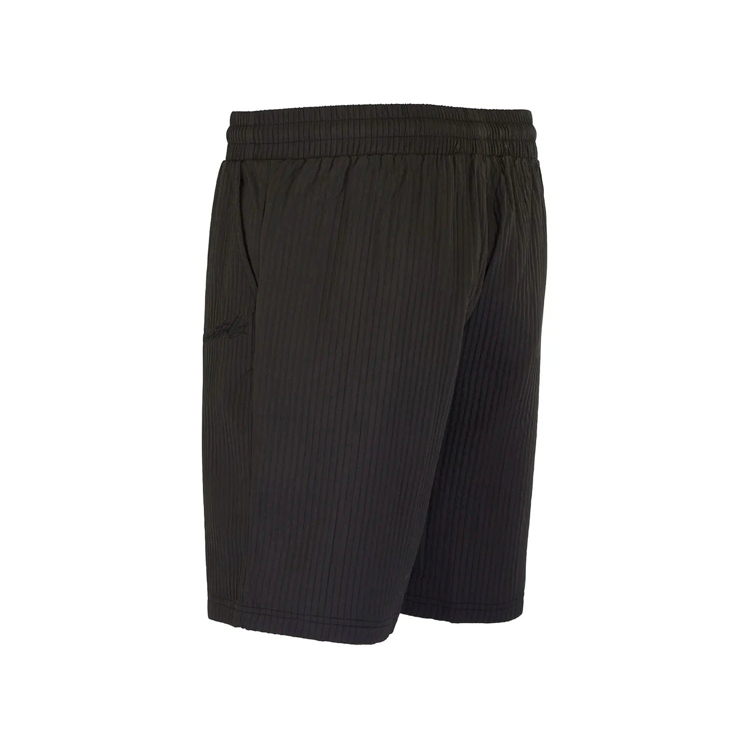 Presentedbyglobal Pleated Satin Short - Black