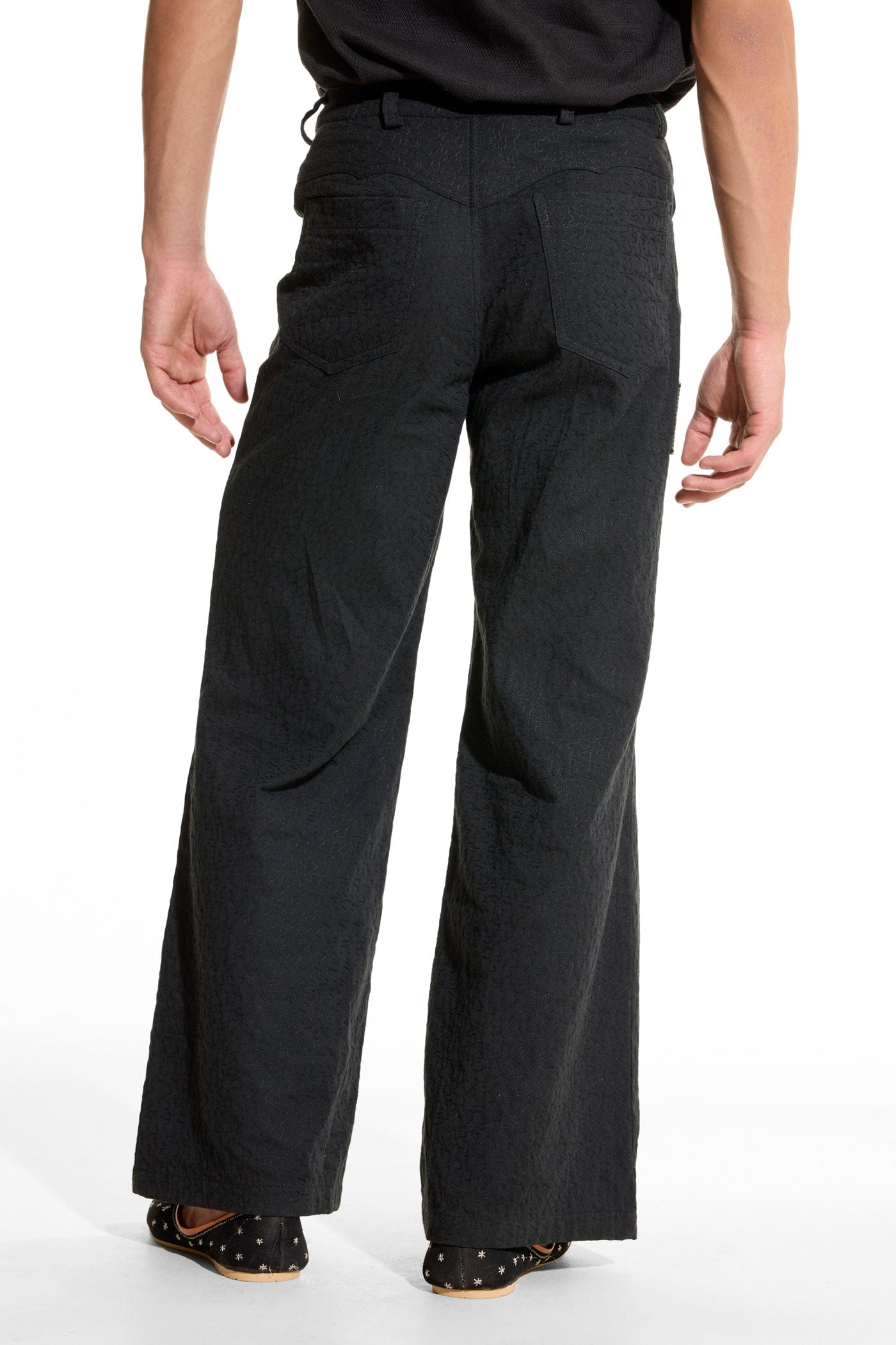 F A R A K Paniya Black Pants