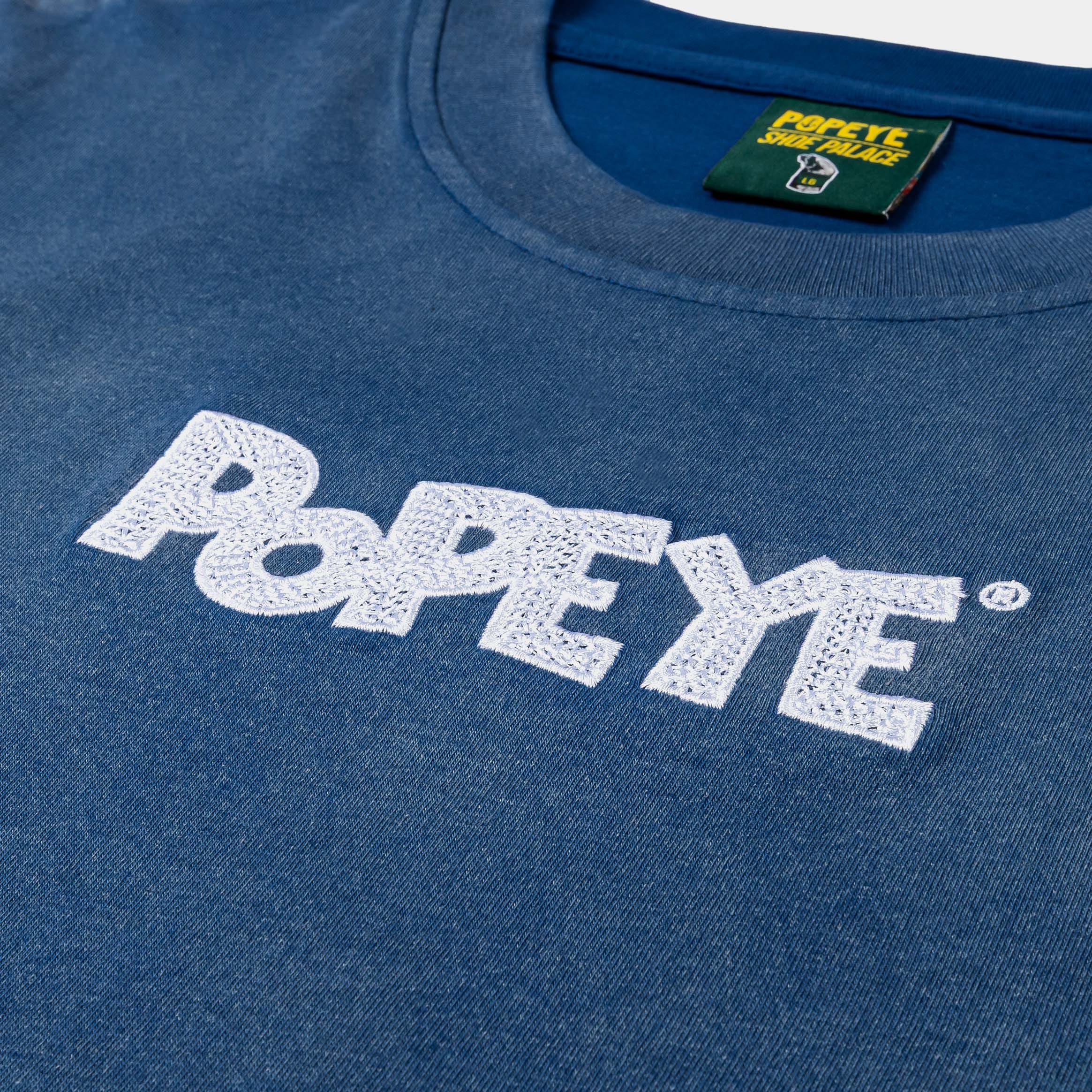 Popeye x SP SP x Popeye POW! Mens Short Sleeve Shirt (Navy/White)