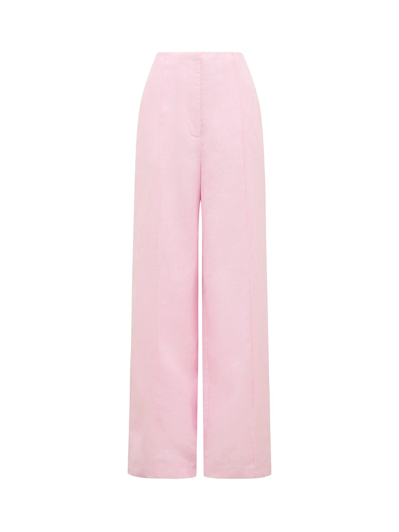 Forever New Posey Linen Wide Leg Trousers Pink