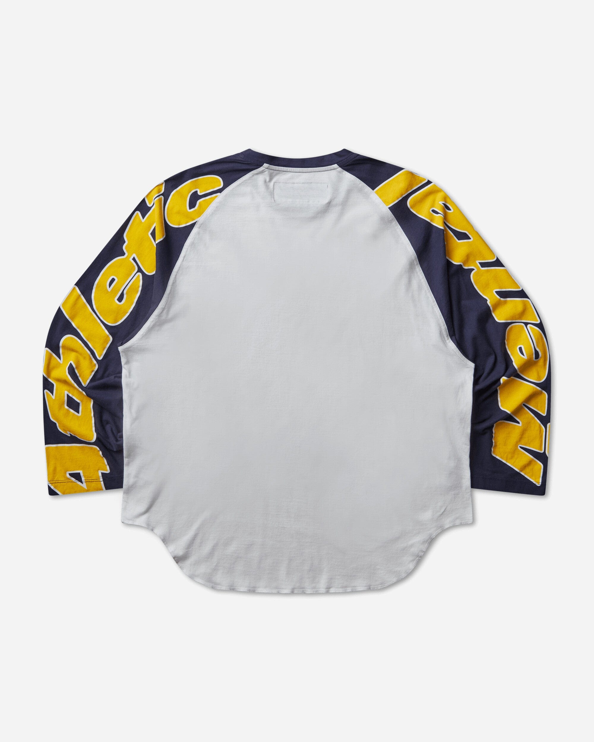 Mental Athletic Overlogo 3/4 Raglan T - Shirt Bright White / Baritone Blue
