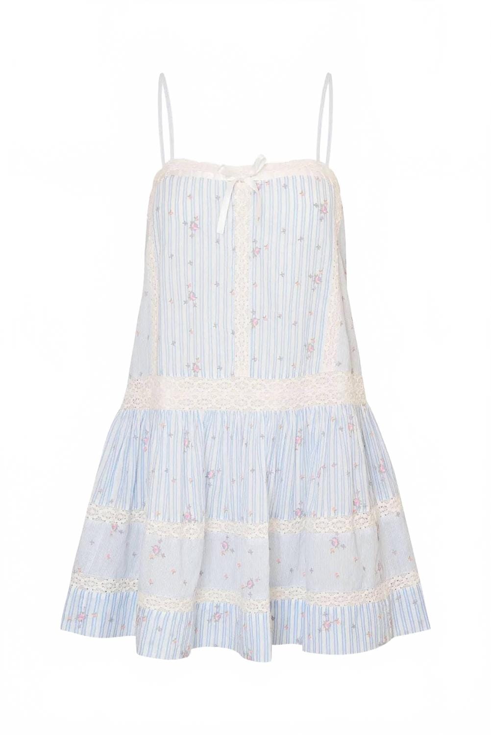 Blue Vionett Mini Dress In Light Blue