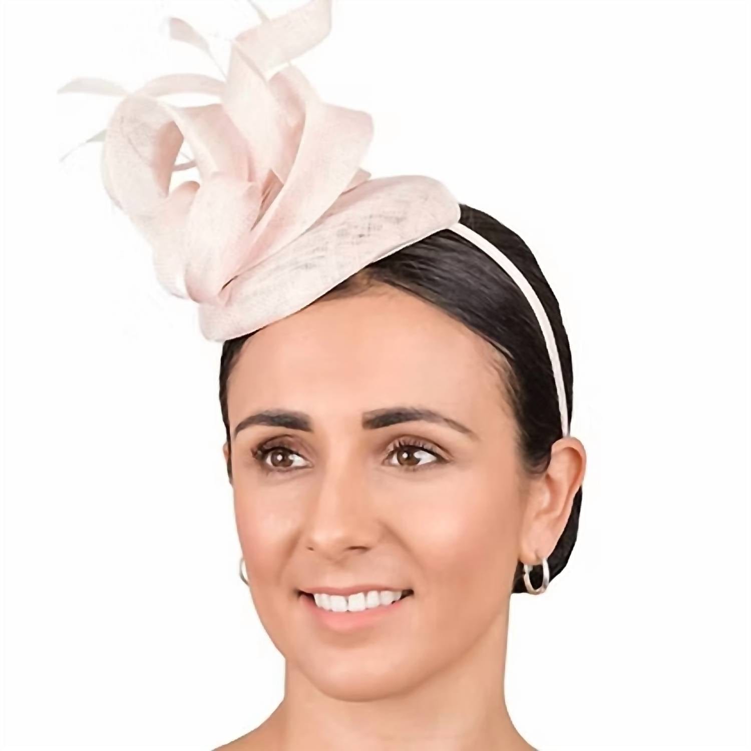 And Twists And Feathers Headband In Chalk