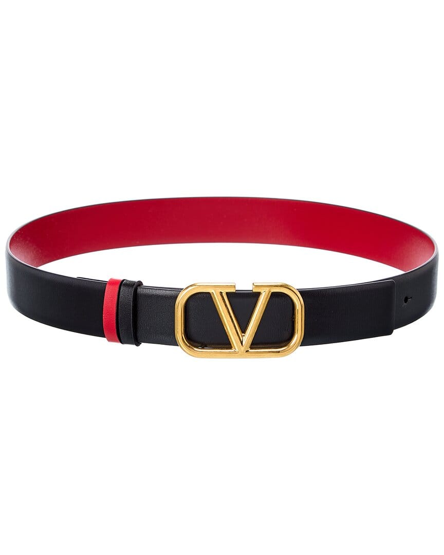 REVERSIBLE Valentino Vlogo 30 mm Reversible Leather Belt