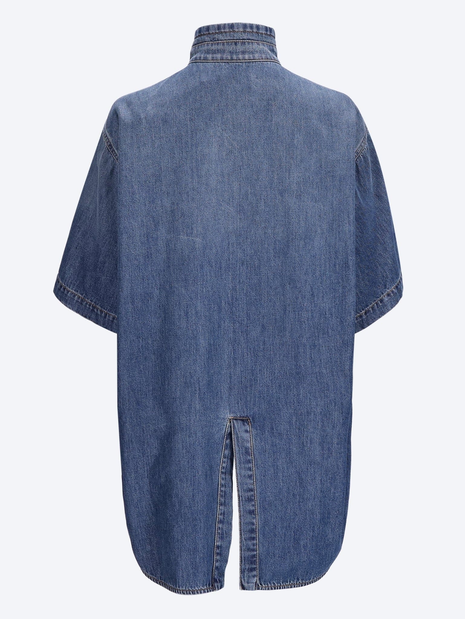 Darkpark Roberta tencel denim collar shirt