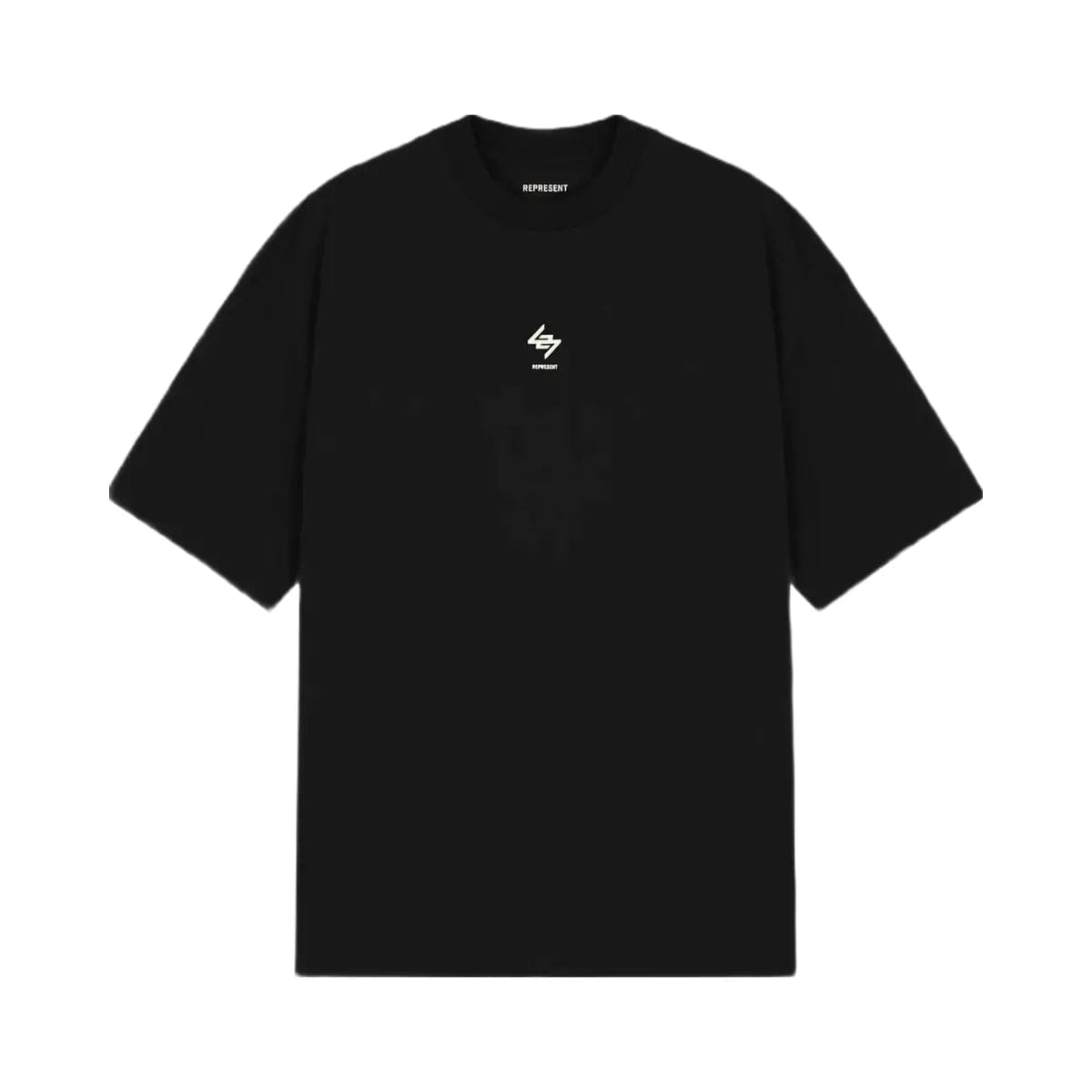 Represent 247 Oversized T-Shirt Jet Black