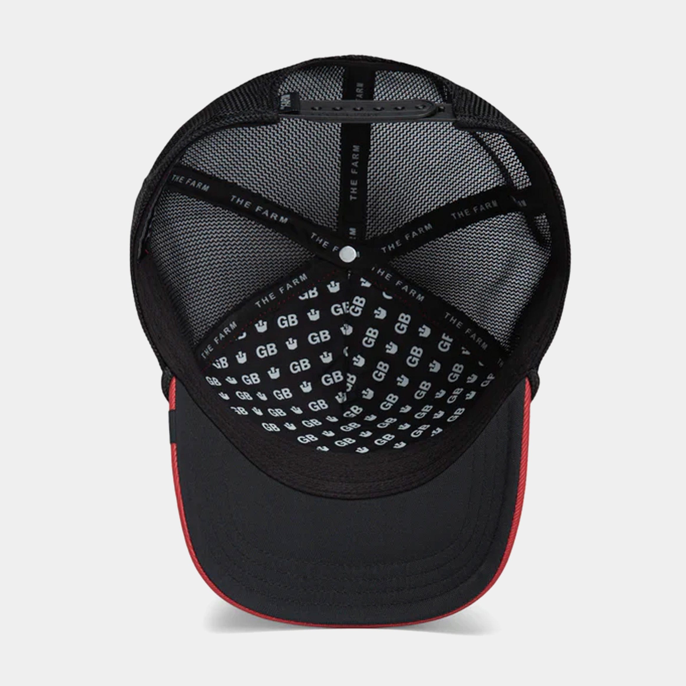 Goorin BROS GB2 Raging Bull Trucker Mens Hat (Red/Black)