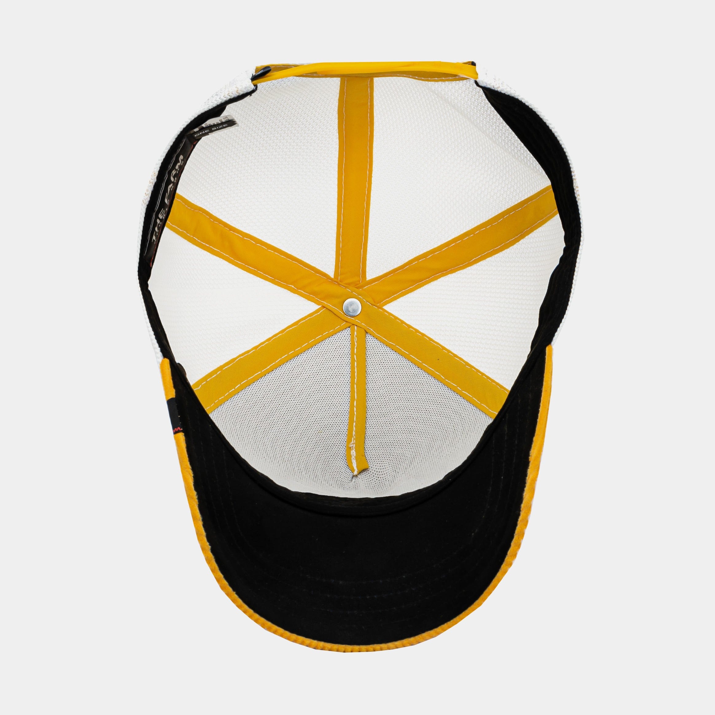 Goorin BROS Rehtnap Trucker Mens Hat (Yellow/Beige)
