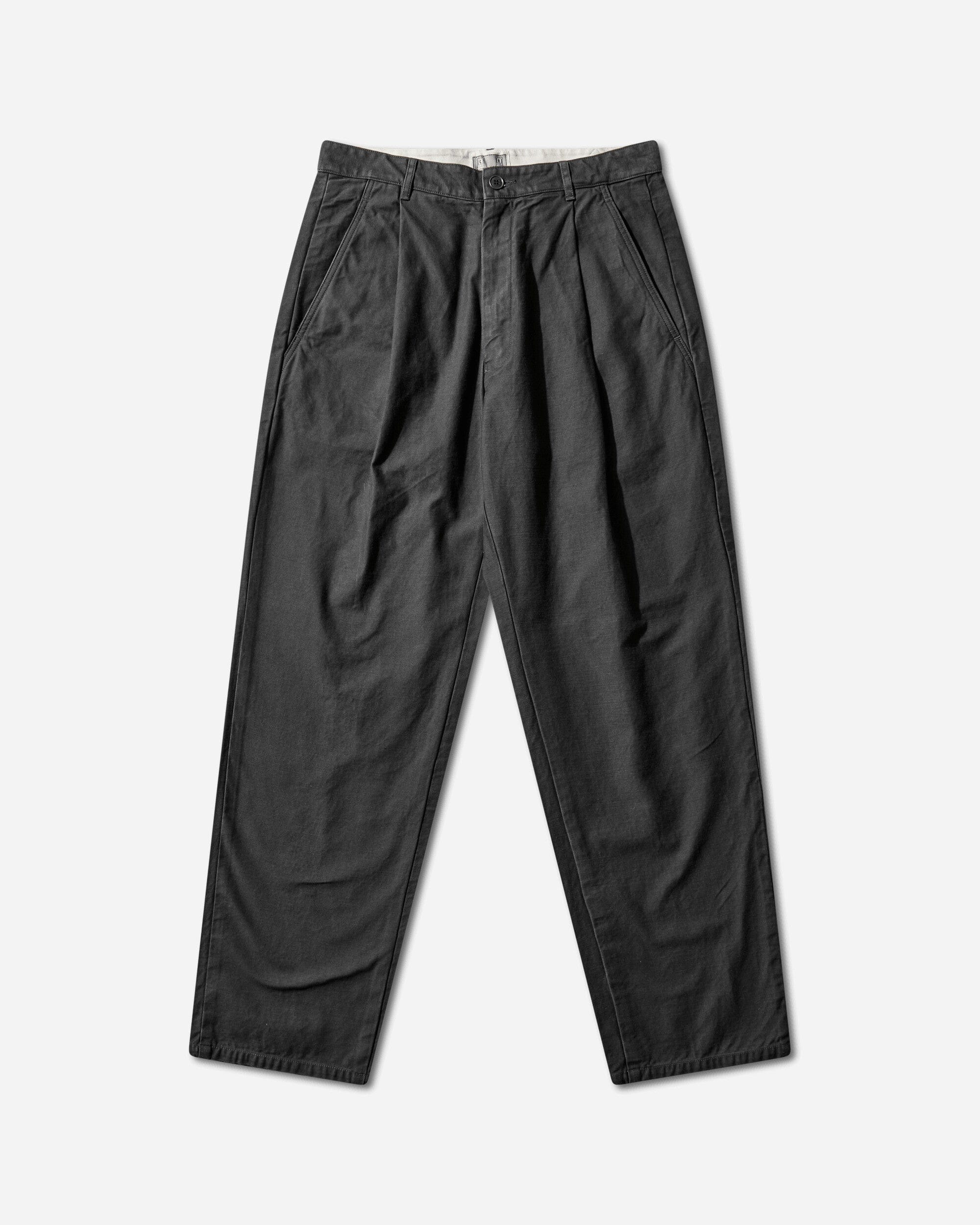Cav Empt Men's Washed Cotton One Tuck Pants Charcoal